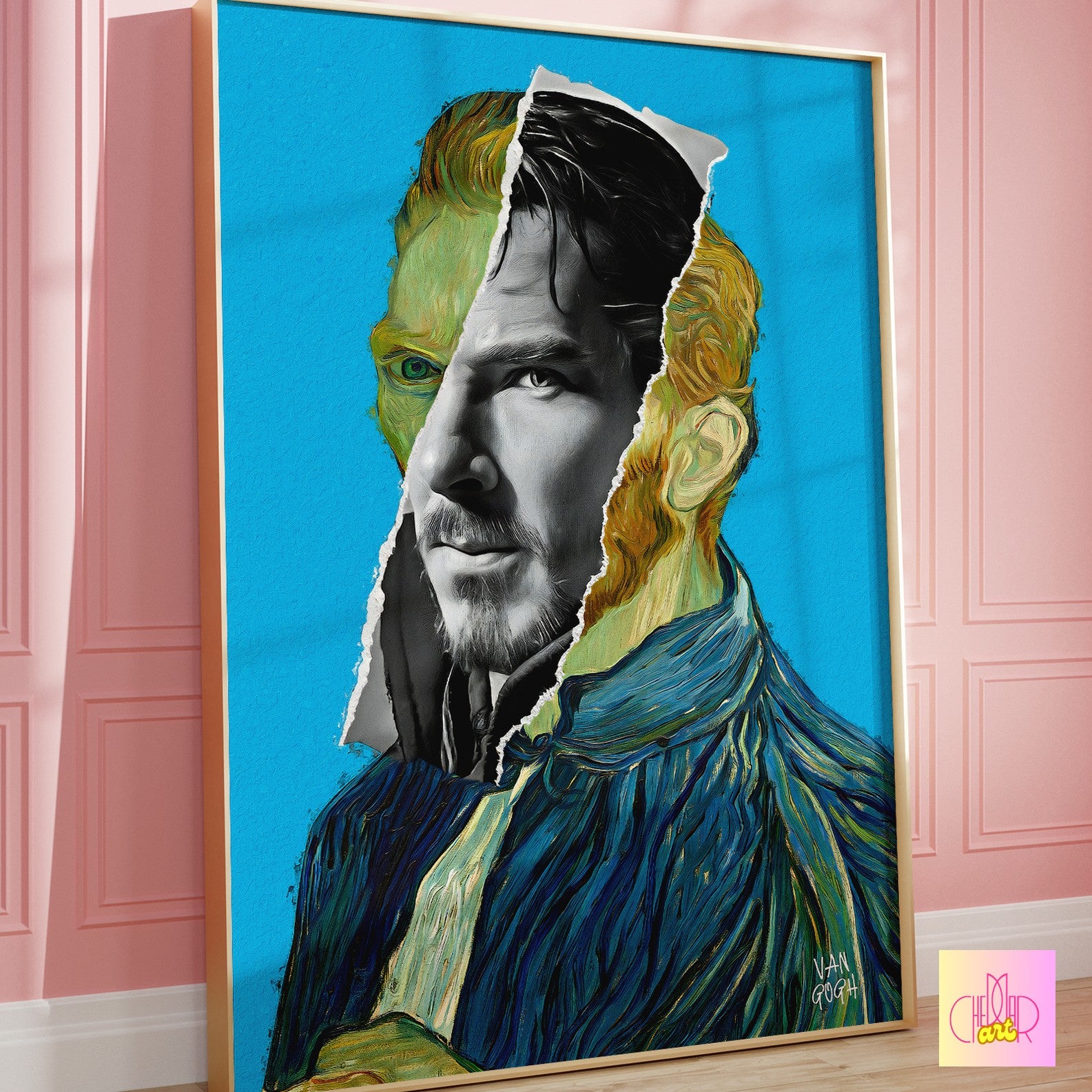 Poster "Self-portrait of Vincent van Gogh" contemporary, avant-garde art 