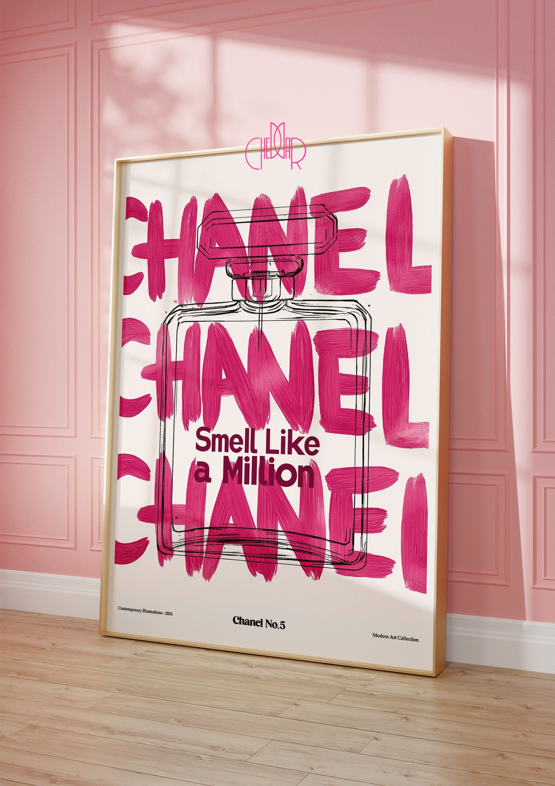 Poster no. 5, Chanel, Small like a Million, humorous