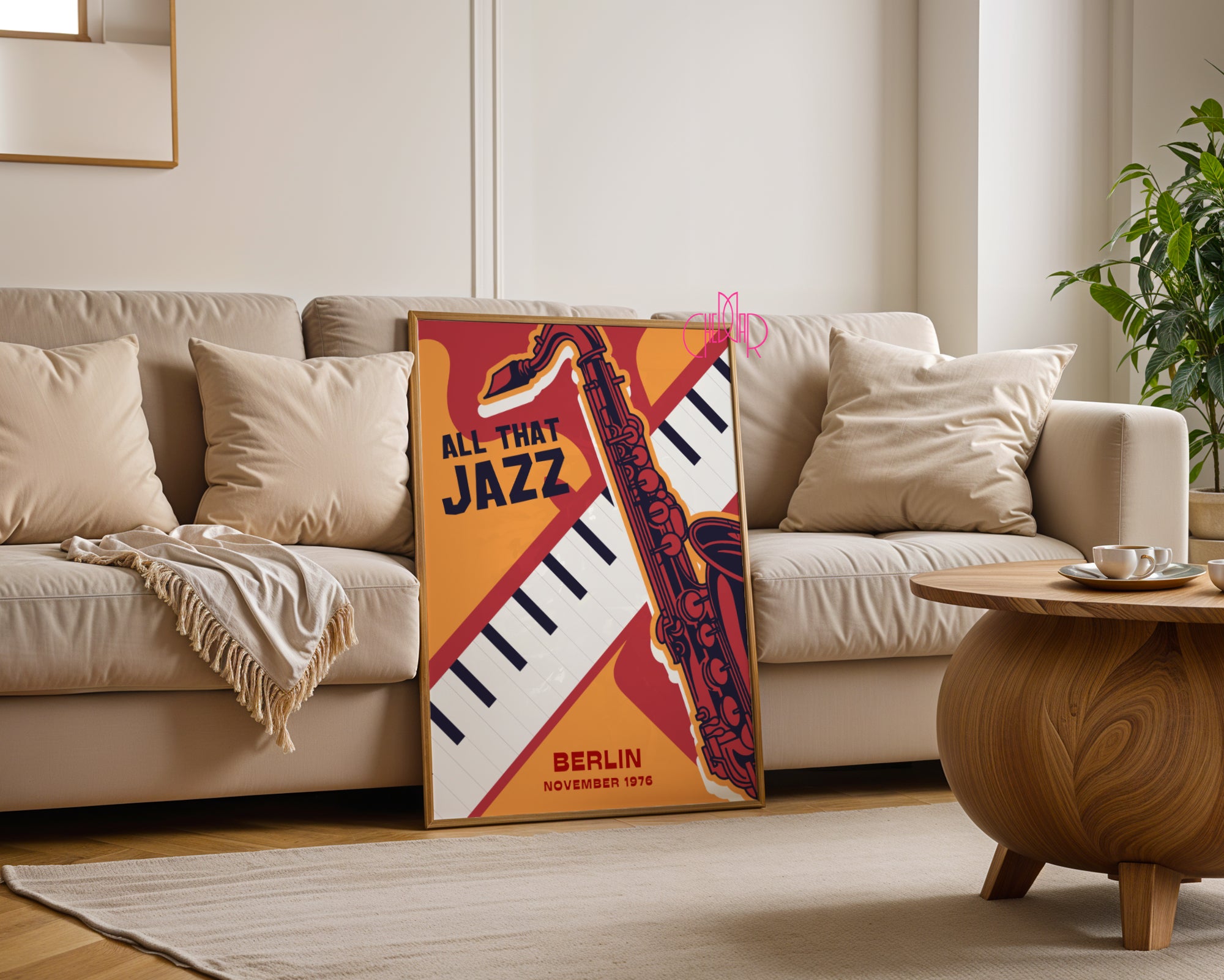 Music poster from the All That Jazz series, Berlin 1976