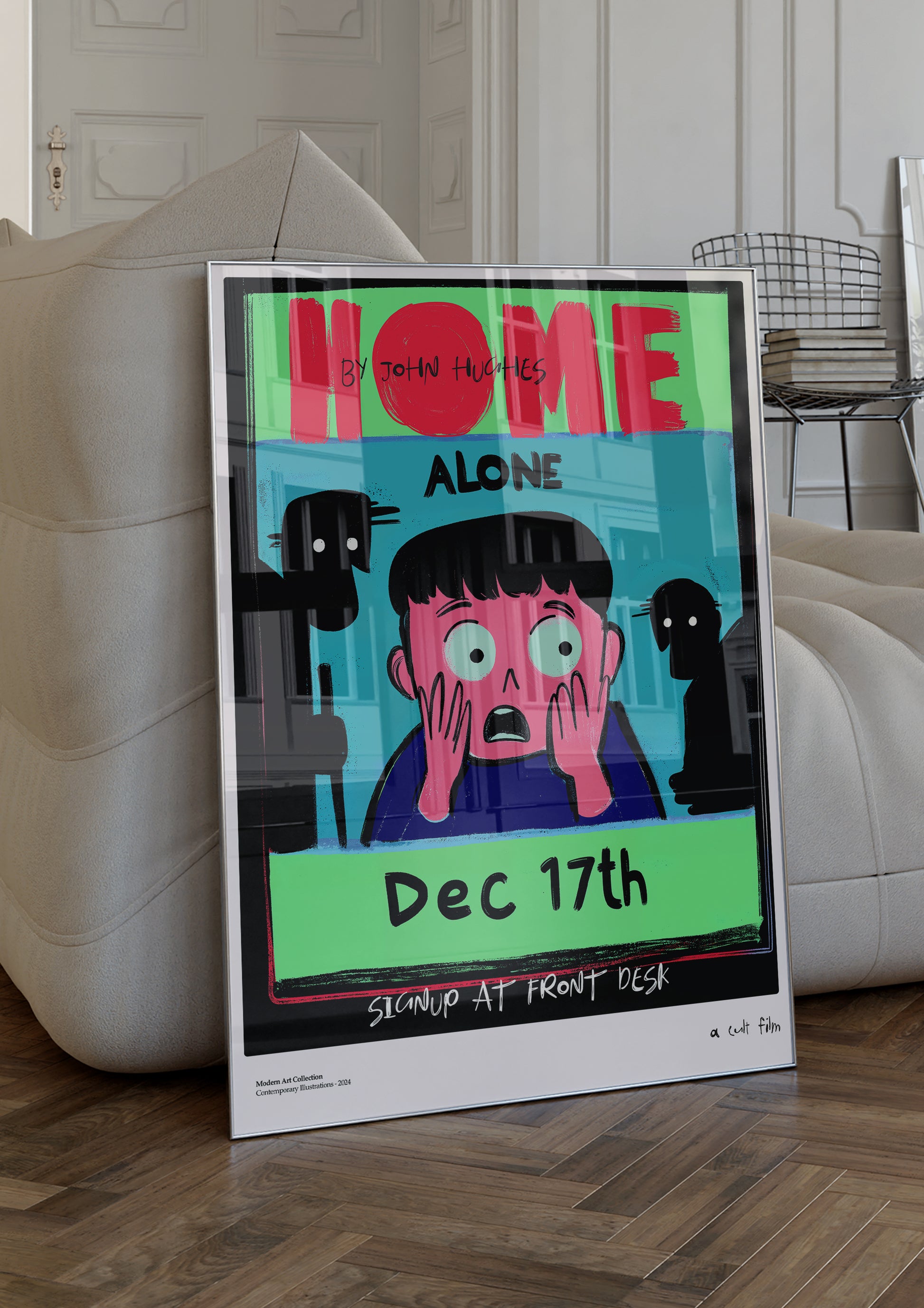"Home Alone" Poster – A Cult Story with a Modern Twist!