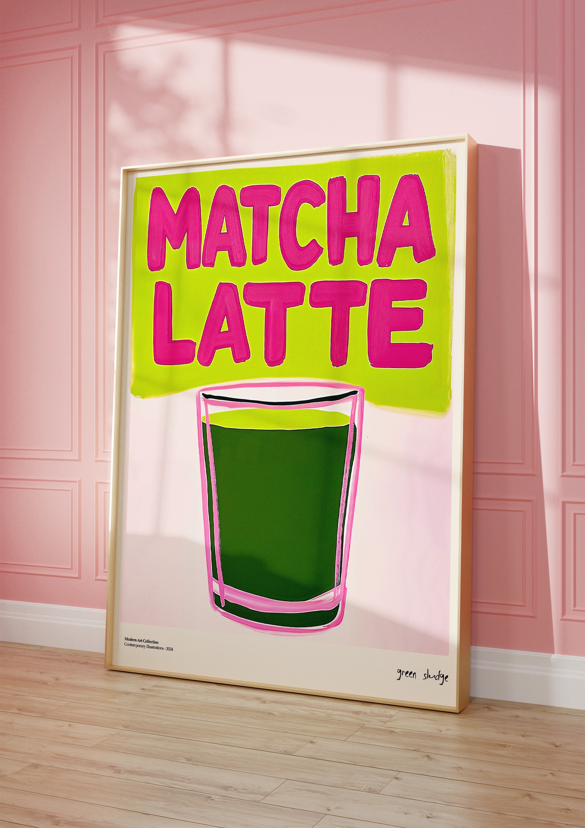 “Matcha Latte” Poster – Energy Boost for Your Interior!