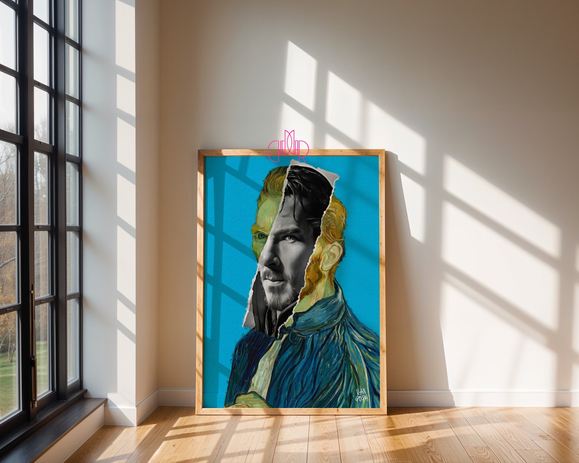 Poster "Self-portrait of Vincent van Gogh" contemporary, avant-garde art 