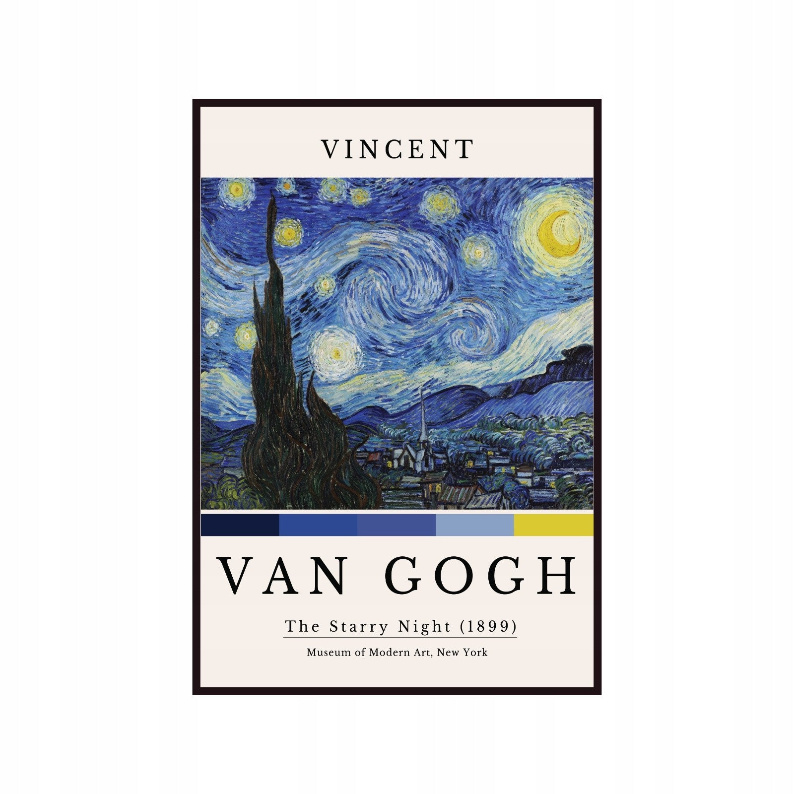 Vincent Van Gogh The Starry Night Poster, Contemporary Art