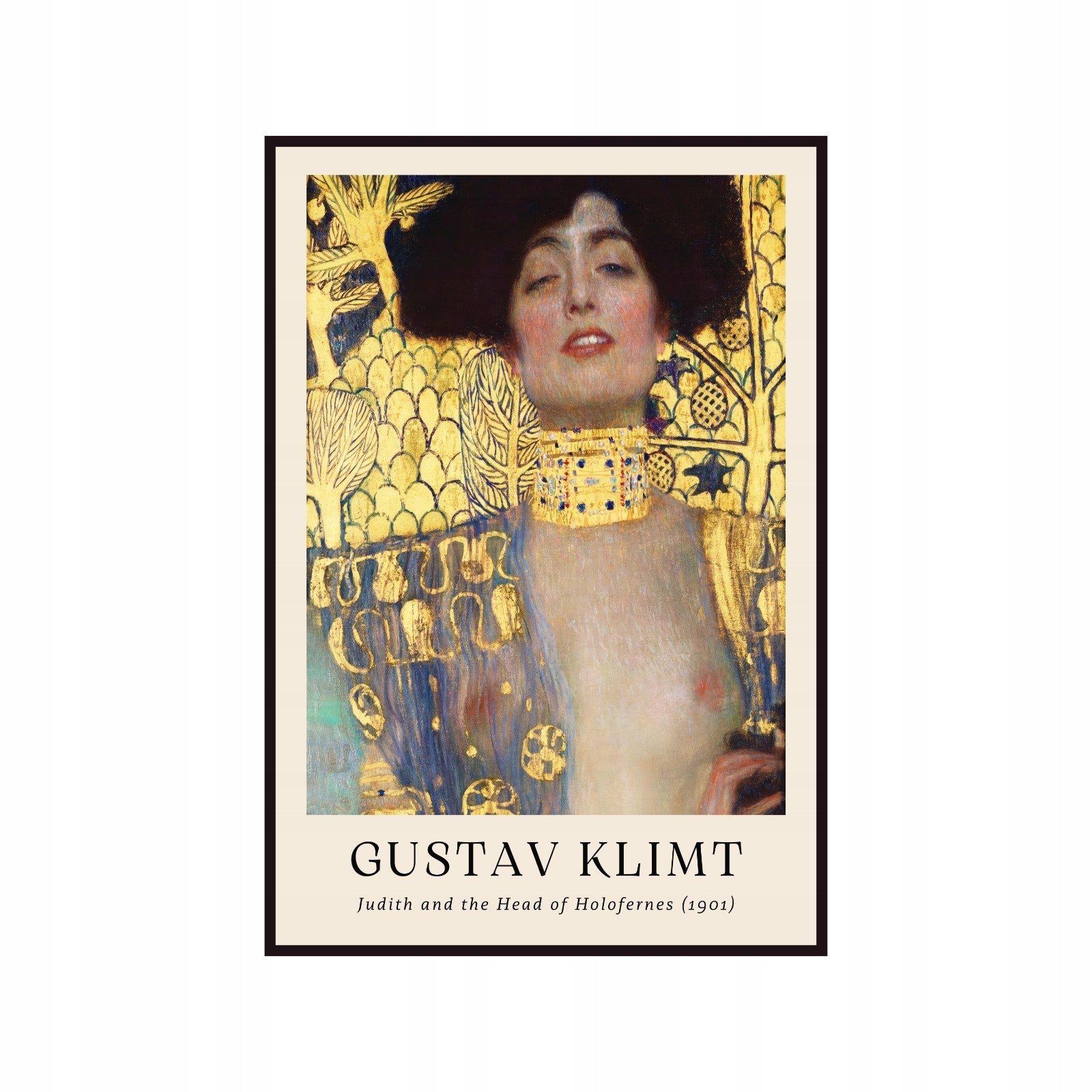 Poster Gustav Klimt Judith and the Head of Holofernes, modern art