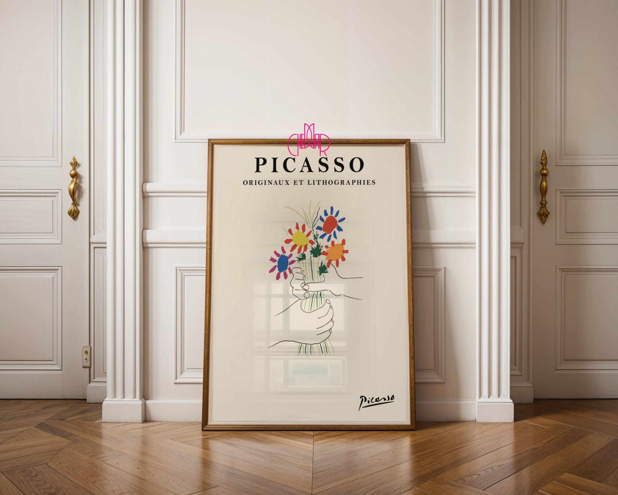 Paul Klee's poster The Harbinger of Autumn 1922, cubism, abstraction