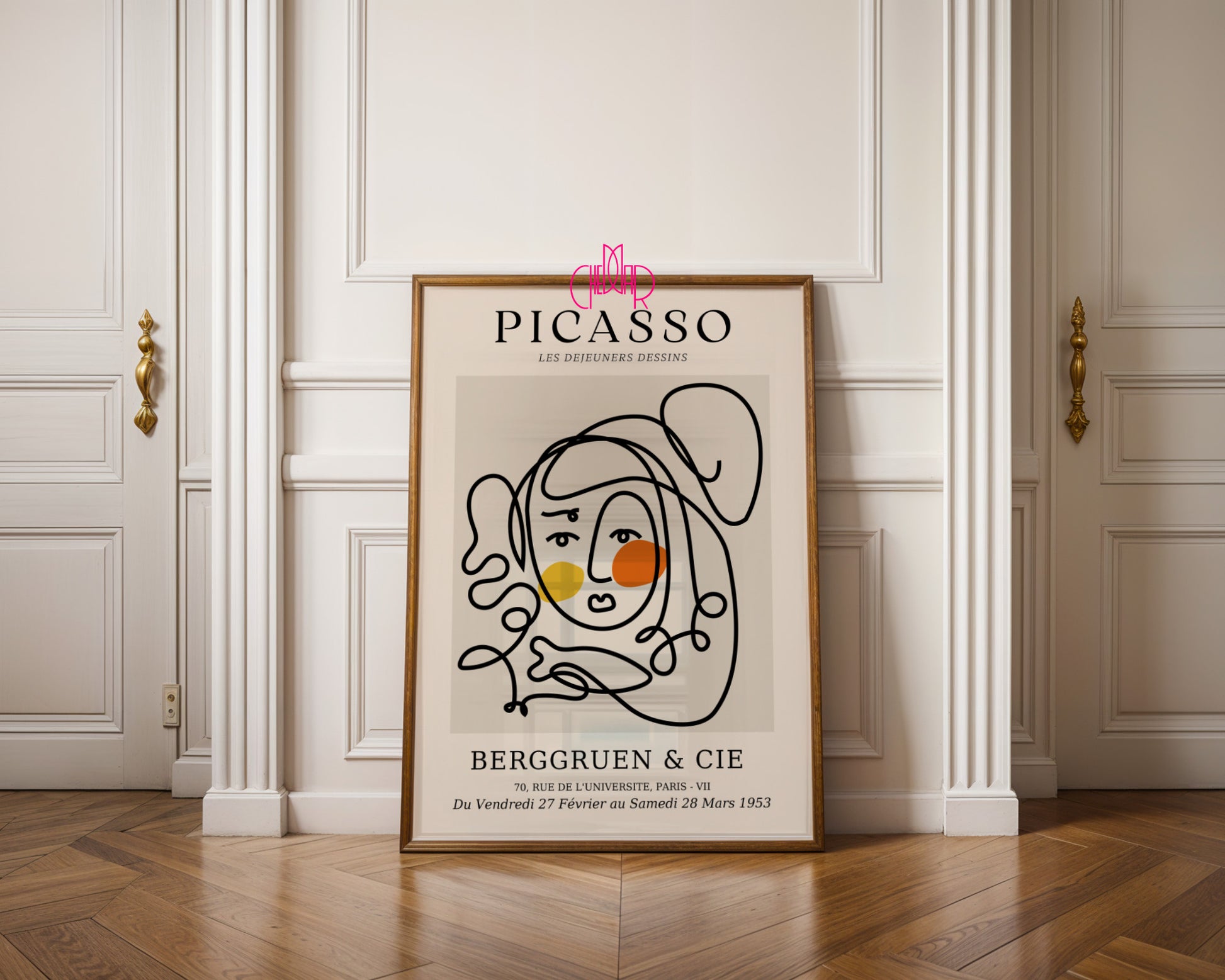 Pablo Picasso – Berggruen & Cie Abstract Portrait Sketch