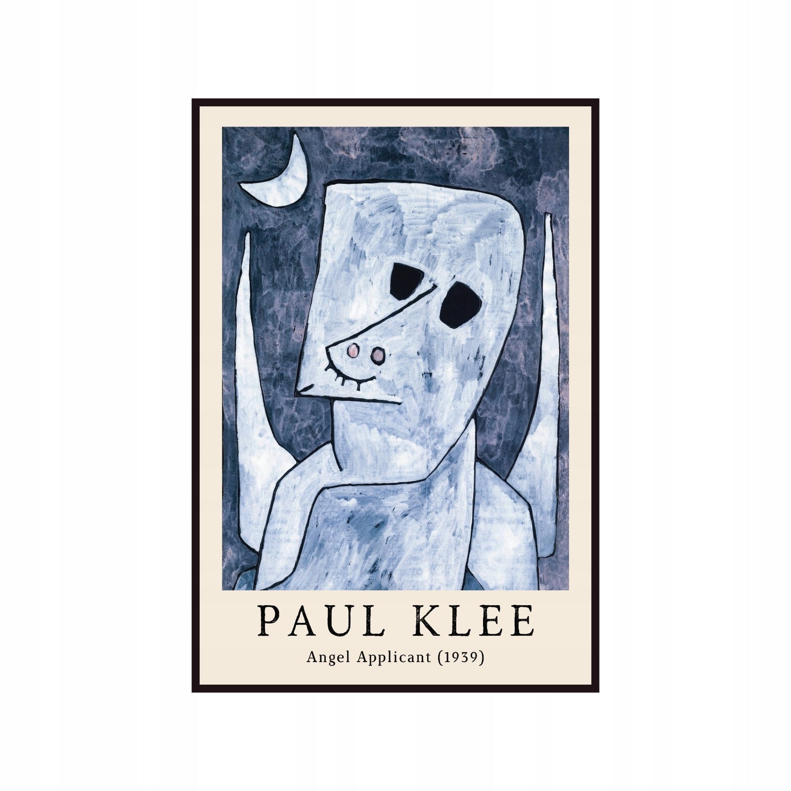 Paul Klee Angel Applicant 1939 poster, cubism, abstraction, art,
