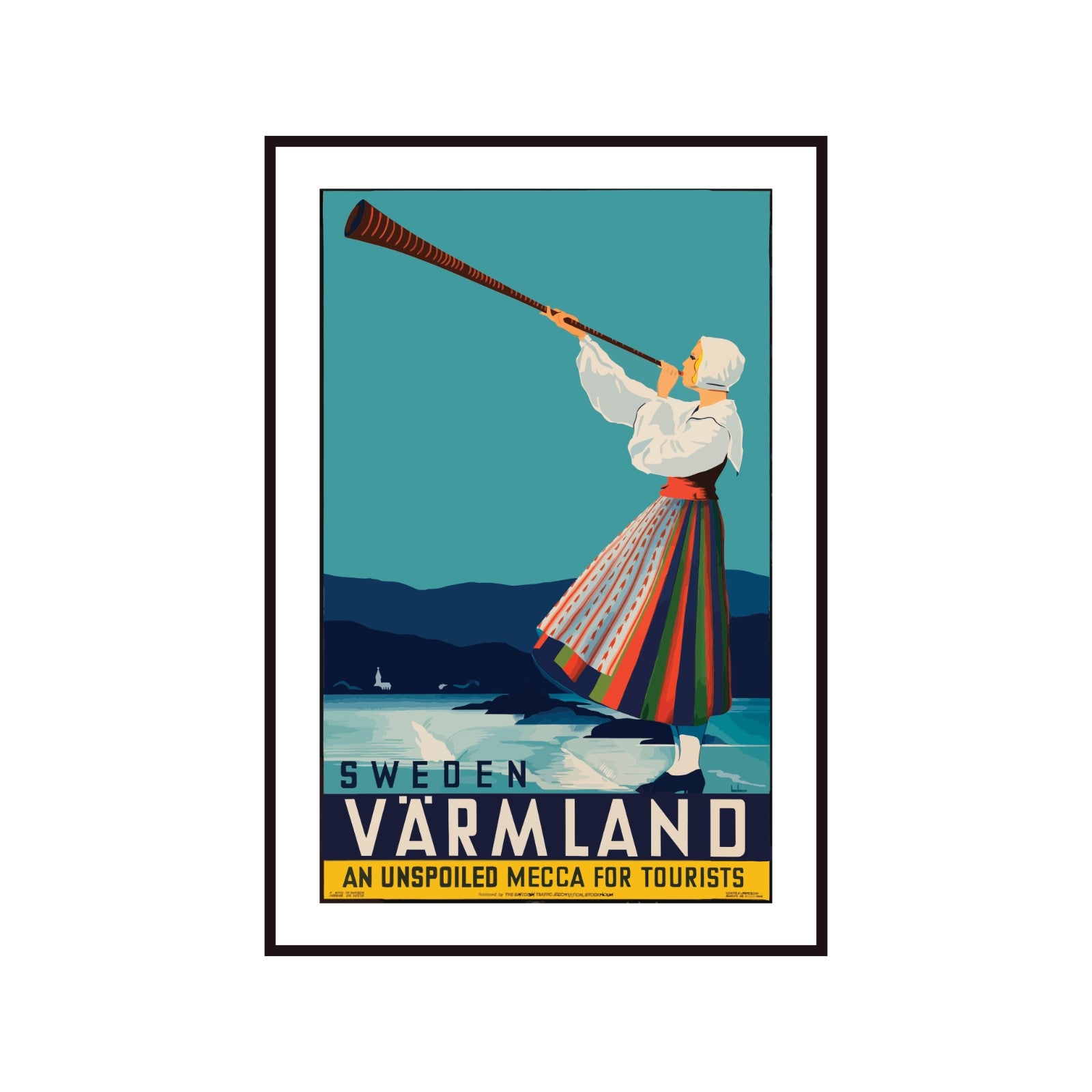 Poster "Sweden – Värmland" – Sweden, Vintage/Retro