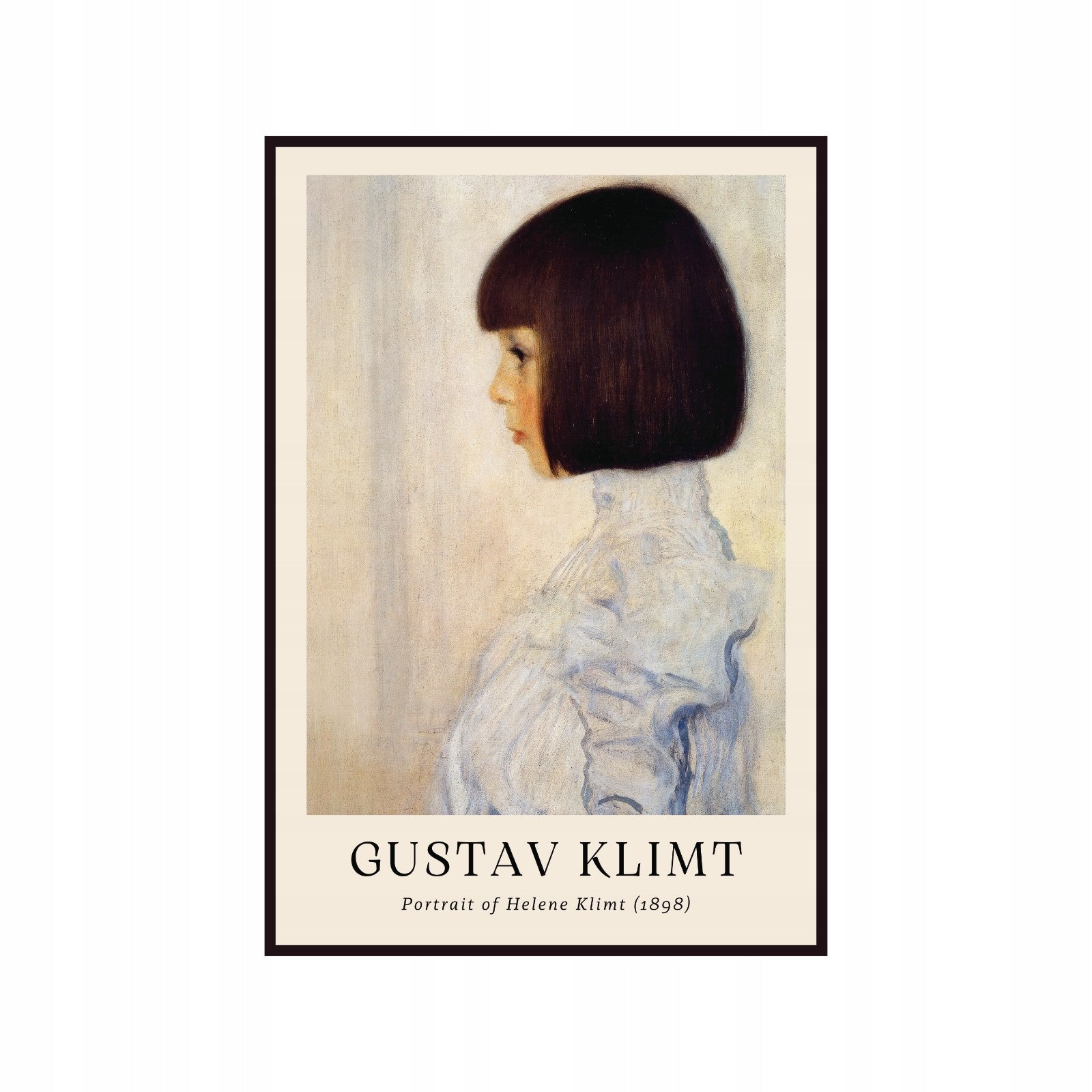 Poster Gustav Klimt portrait of Helena Klimt, modern art
