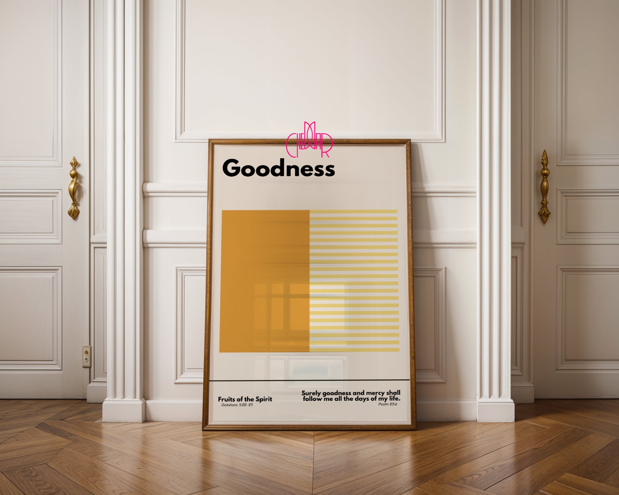 Bauhaus poster, Gifts of the Holy Spirit - goodness