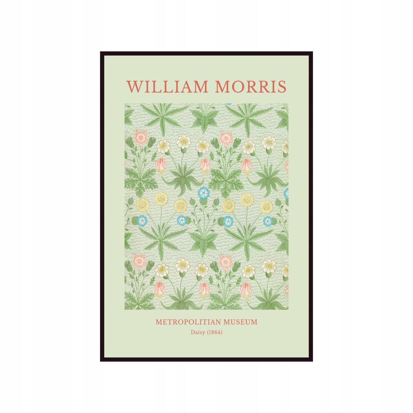 Poster William Morris – Metropolitan Museum, Daisy, 1864