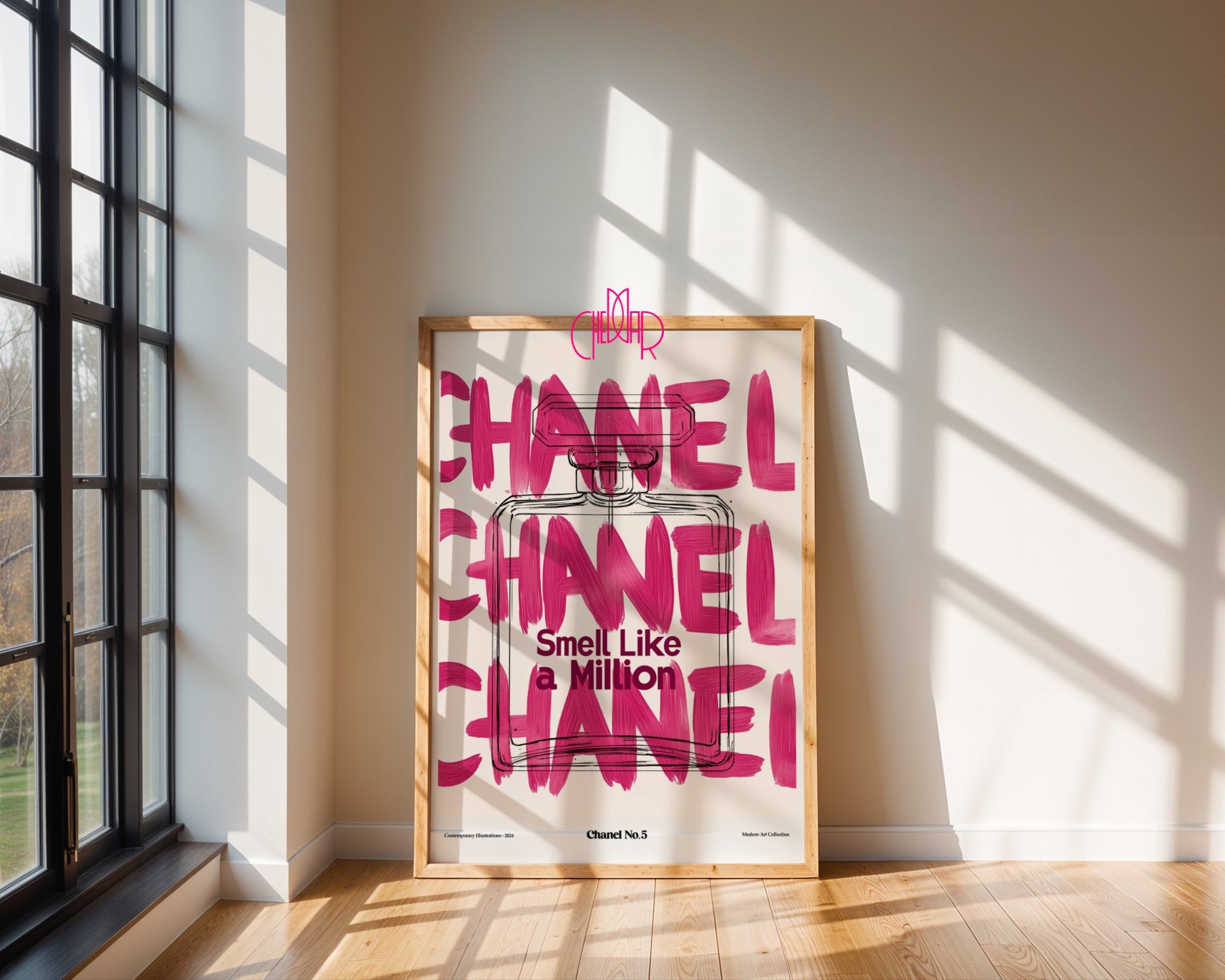 Poster no. 5, Chanel, Small like a Million, humorous