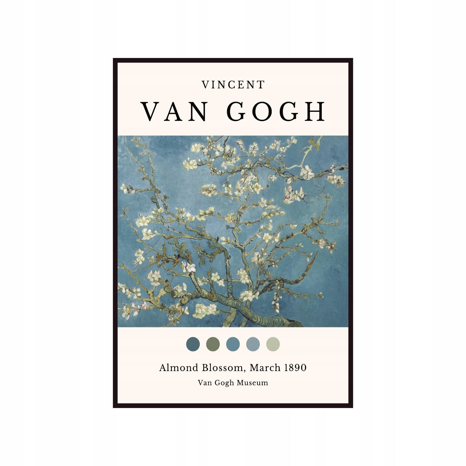 Vincent Van Gogh Blossoming Almonds poster, Van Gogh Museum