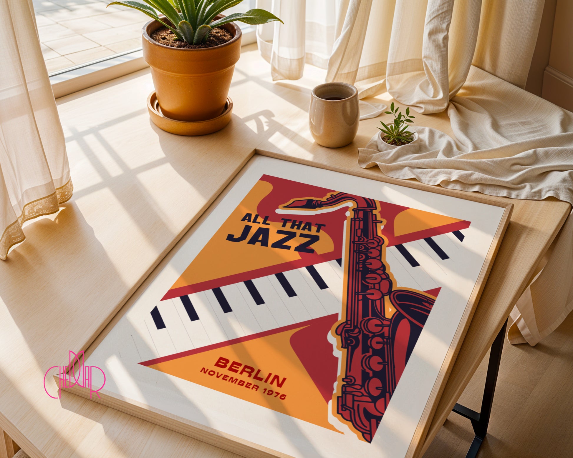 Music poster from the All That Jazz series, Berlin 1976