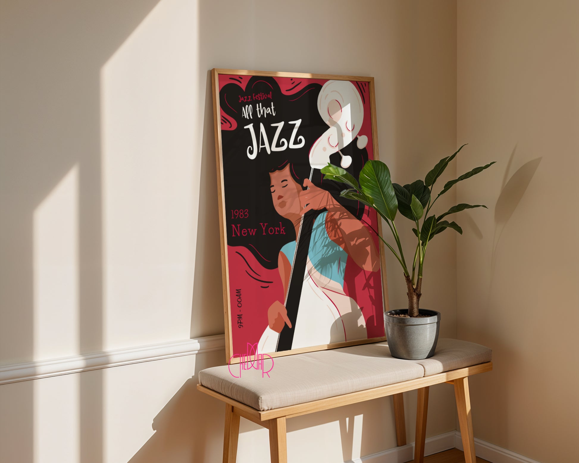All That Jazz Music Poster, New York Jazz Festival 1983