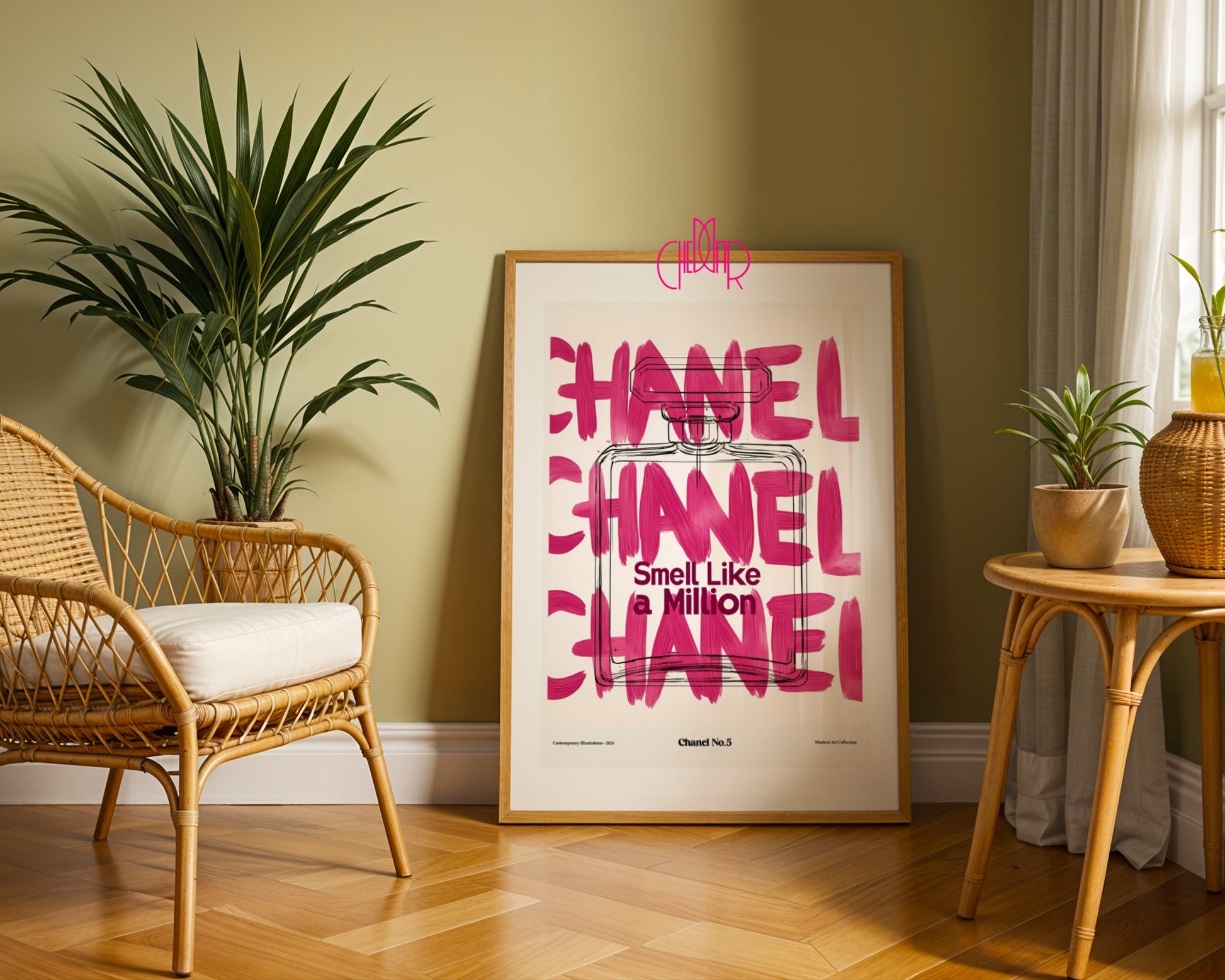 Poster no. 5, Chanel, Small like a Million, humorous