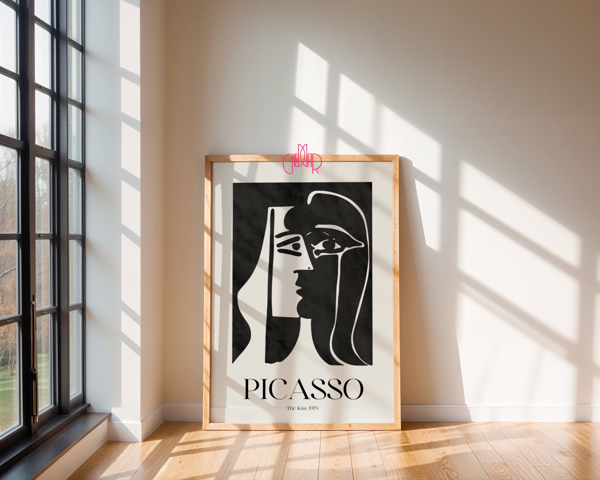 Picasso – The Kiss 1979 | Monochrome Gallery Poster