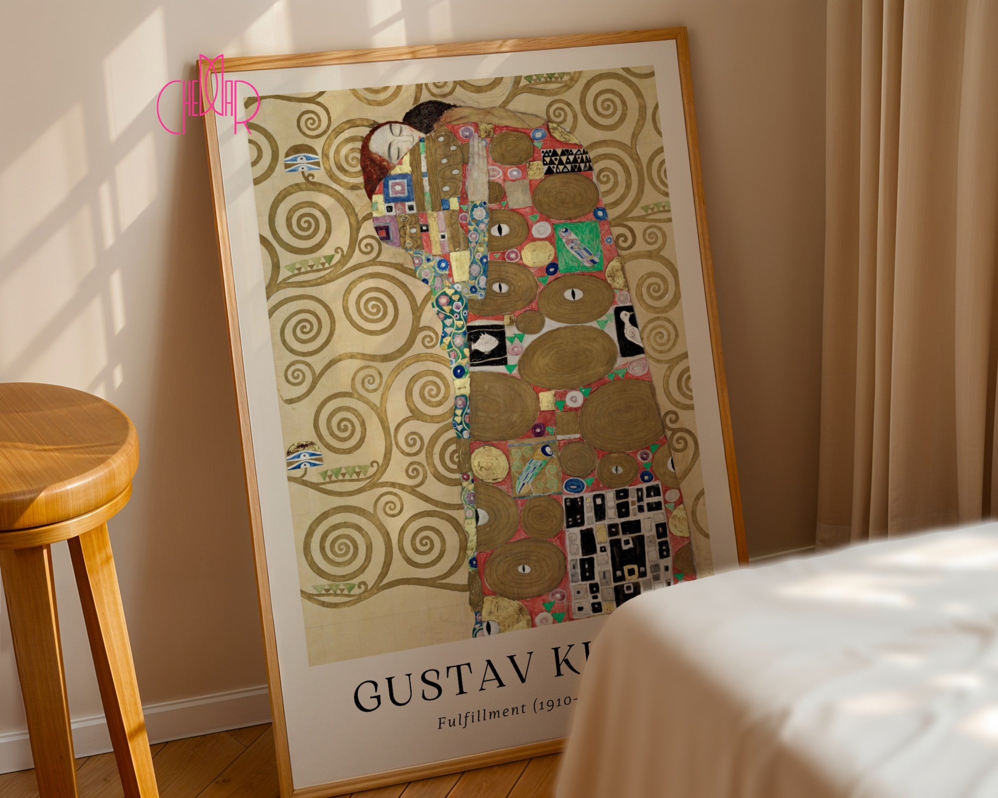 Poster Gustav Klimt Fulfillment, fulfillment, contemporary art