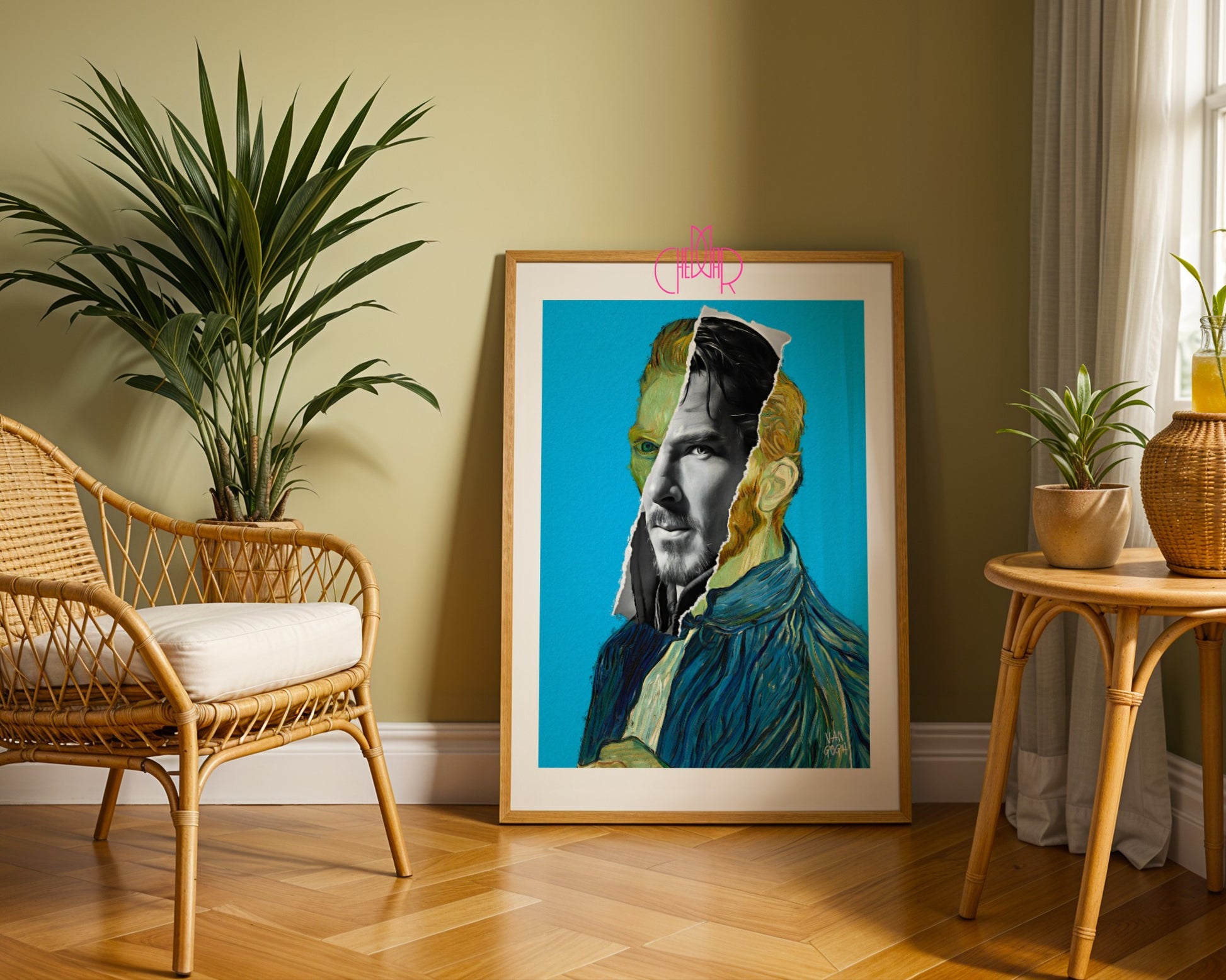 Poster "Self-portrait of Vincent van Gogh" contemporary, avant-garde art 