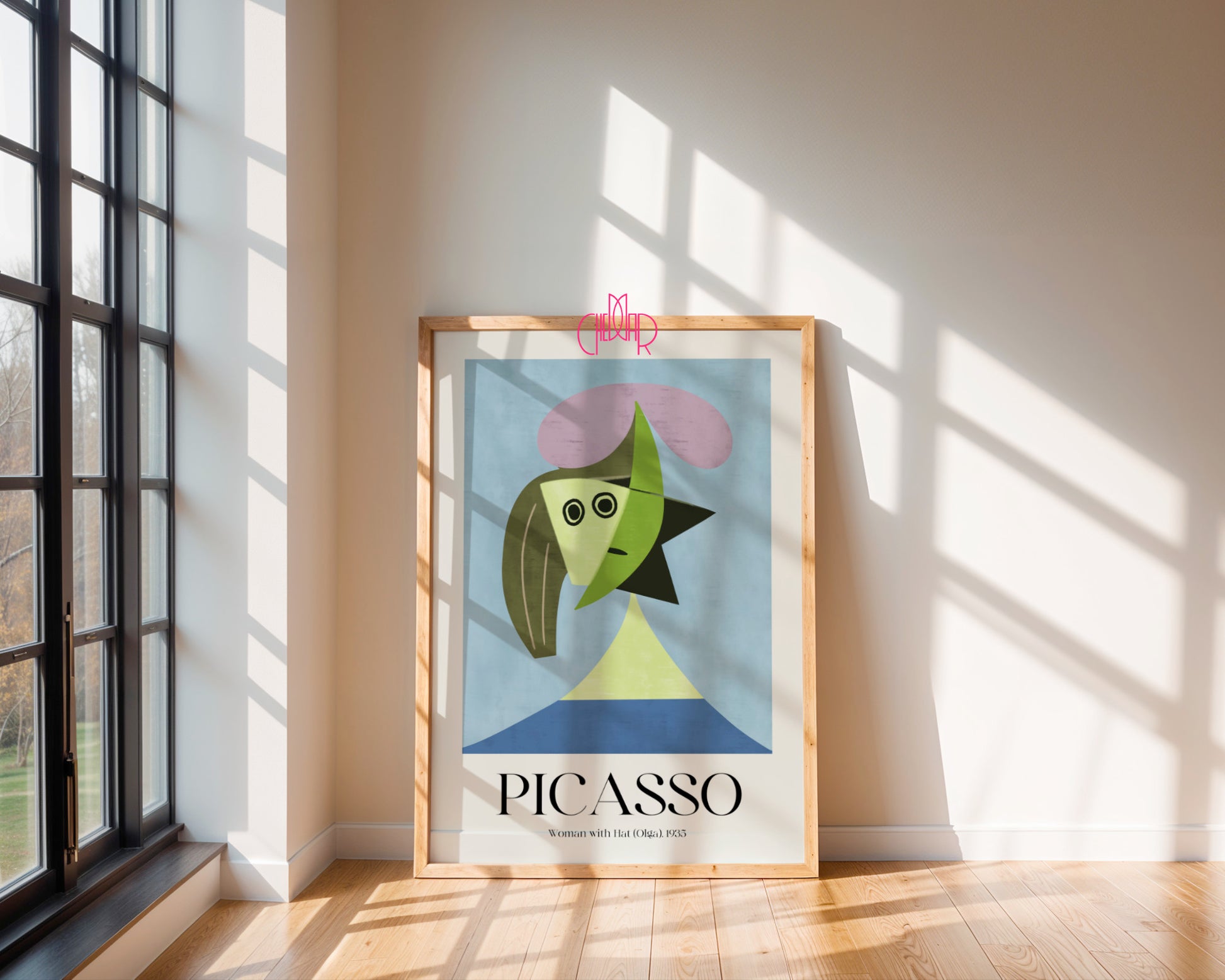 Picasso – Woman with Hat (Olga) 1935 | Surrealist Gallery Poster Geometric abstraction and the melancholy of the muse