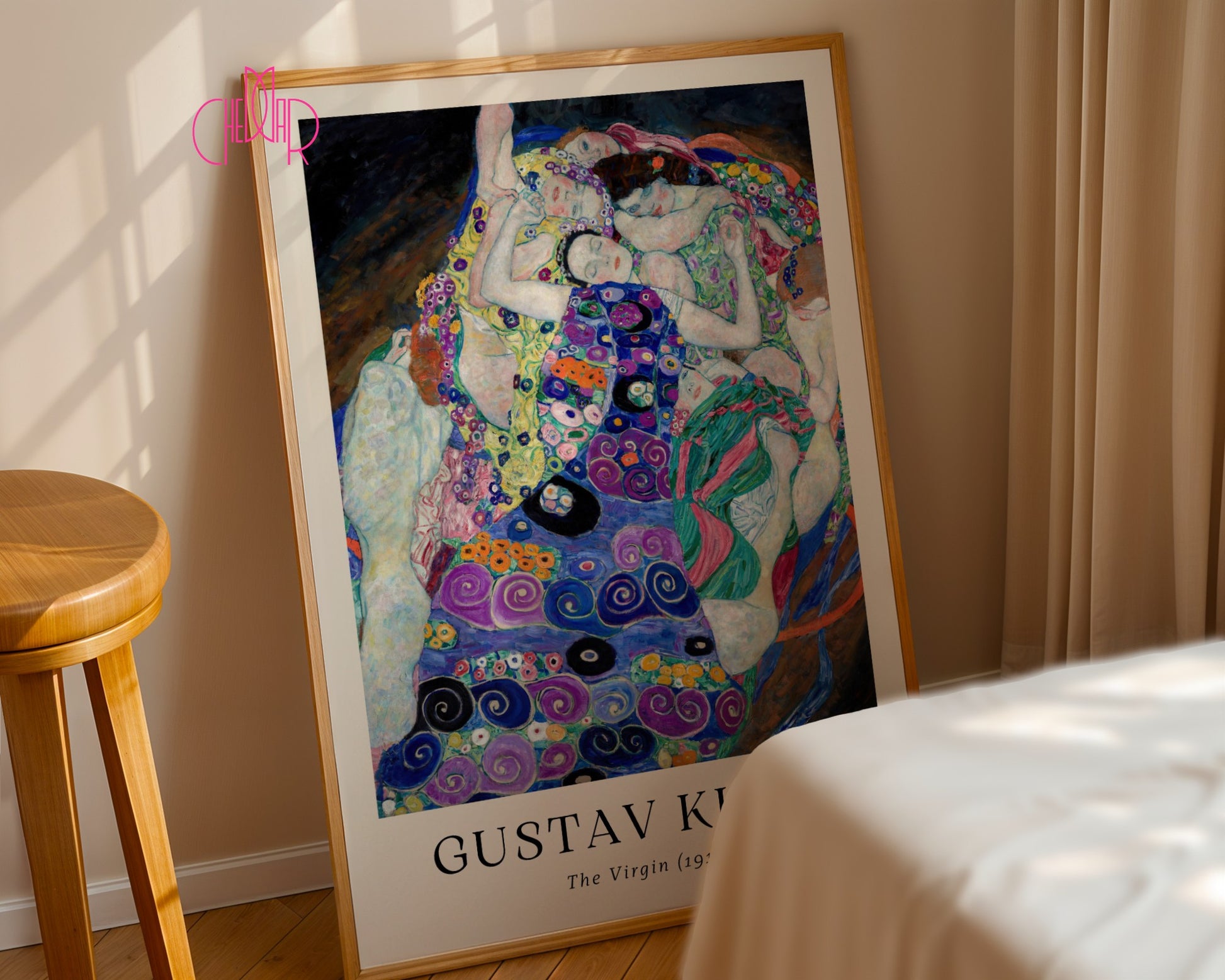 Poster Gustav Klimt The Virgin, virgin, contemporary art