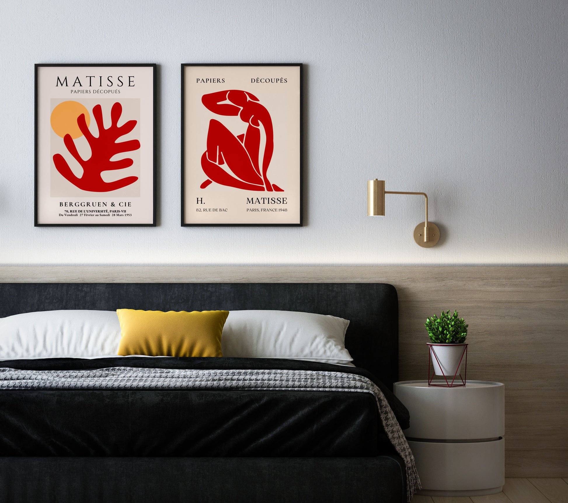 Henri Matisse Paper Clippings poster set, Paris, France