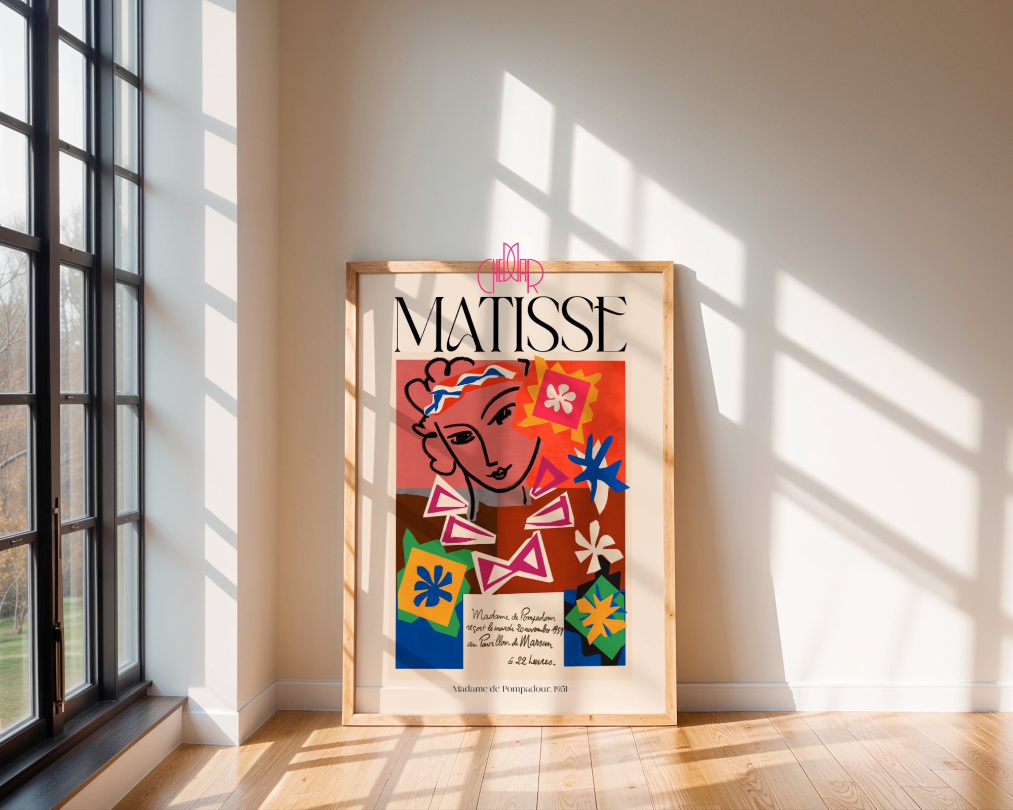 Matisse – Large Decoration with Masks (1953) | Plakat Galeryjny Floral