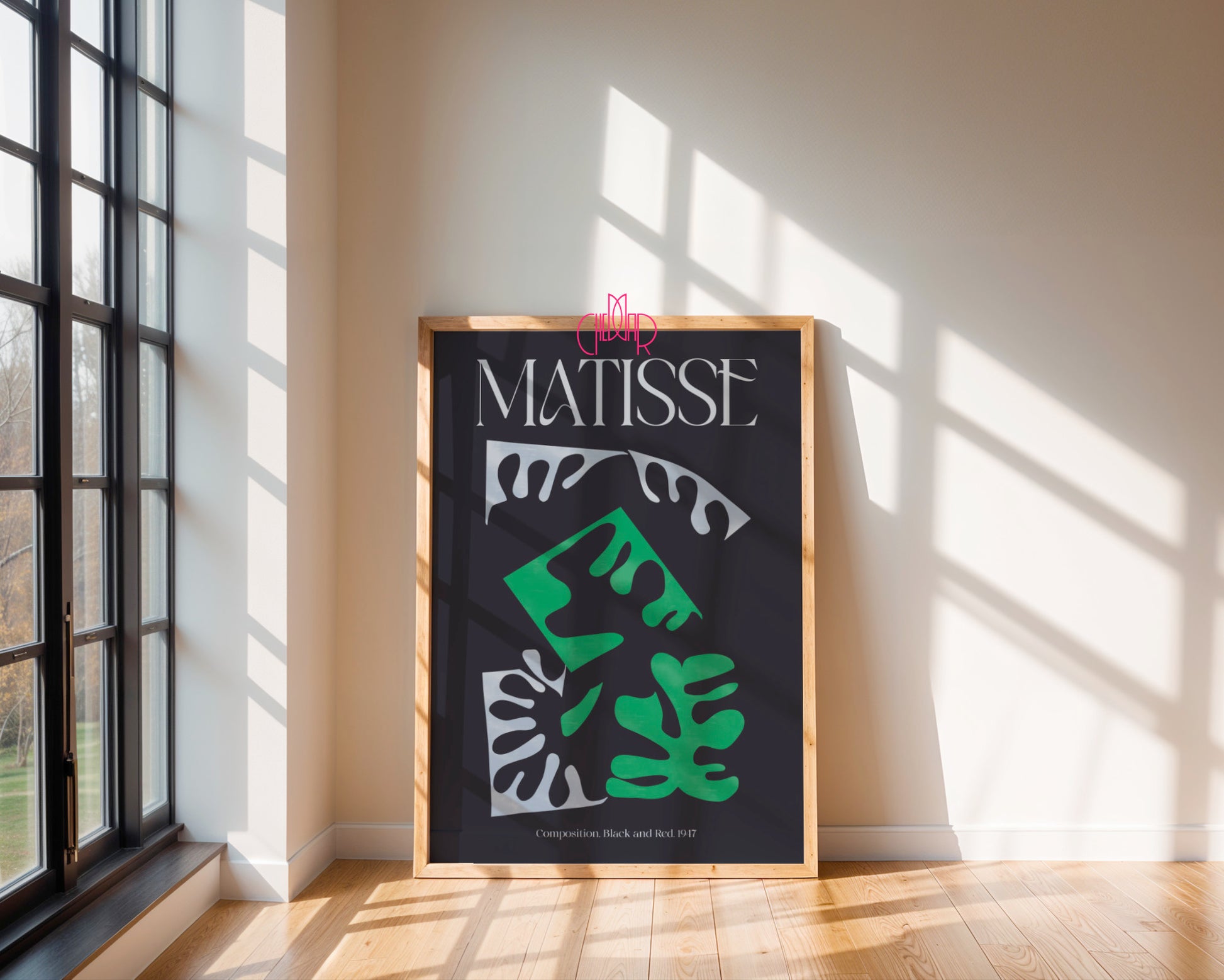 Matisse – Composition, Black and Red (1947) | Plakat Galeryjny Noir