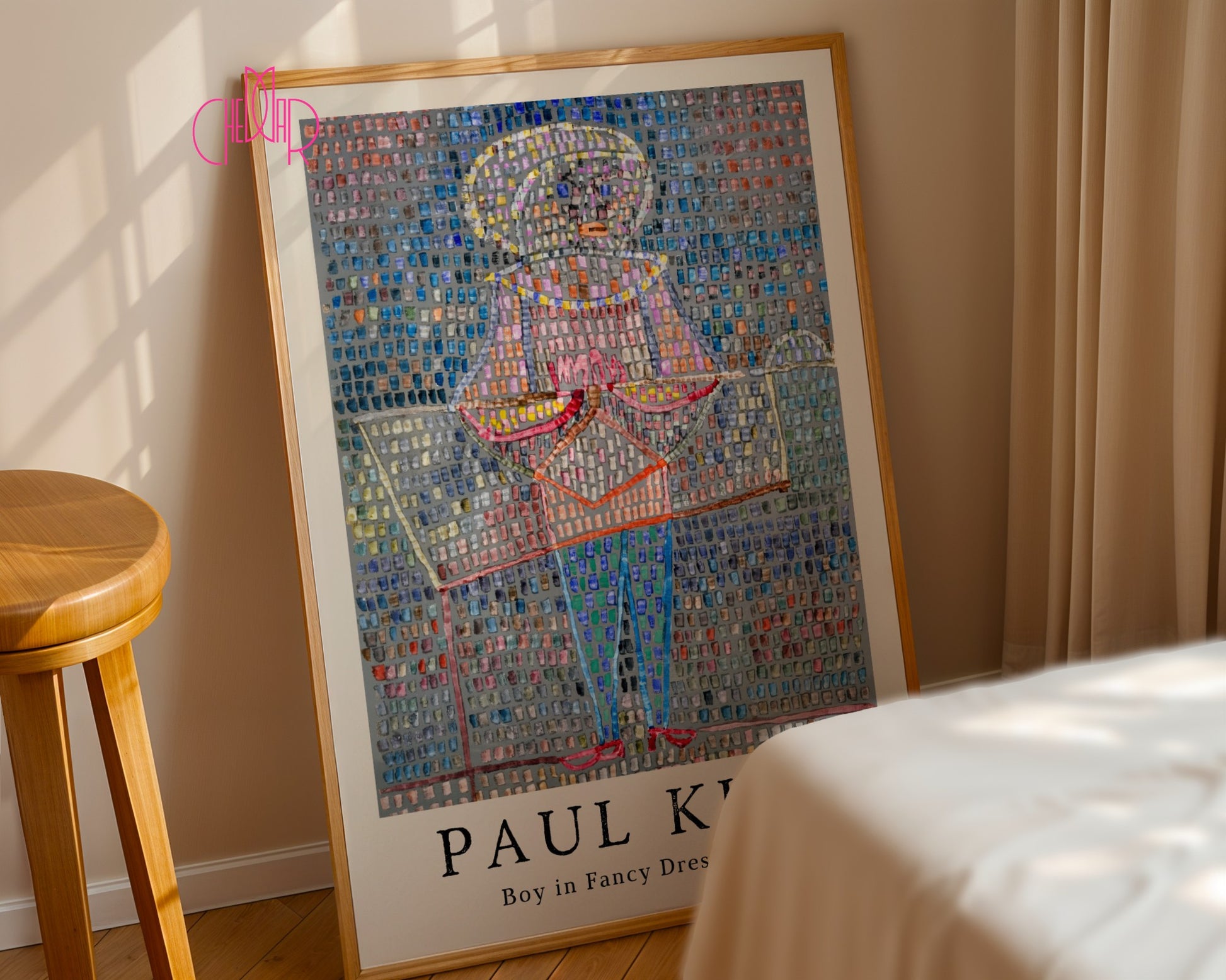 Paul Klee poster Boy in a Dress 1931, cubism, abstraction 
