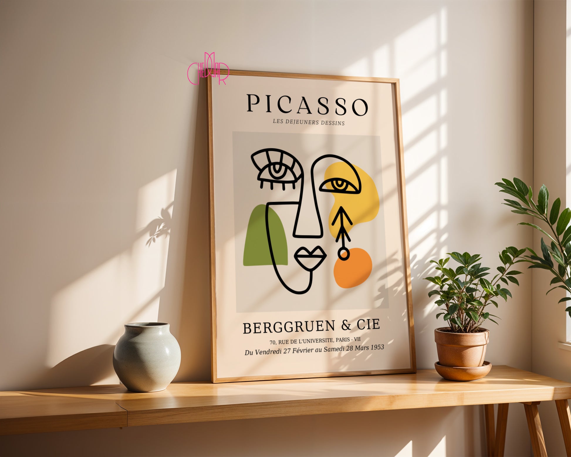 Pablo Picasso – Berggruen & Cie Abstract Multi-Color Face