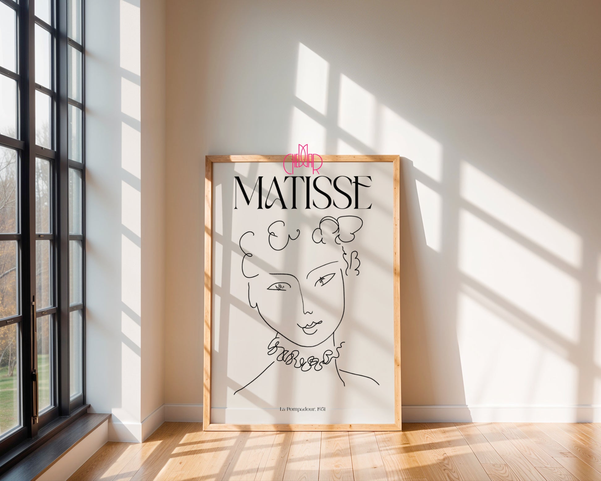 Matisse – La Pompadour 1951 | Plakat Galeryjny Line Art