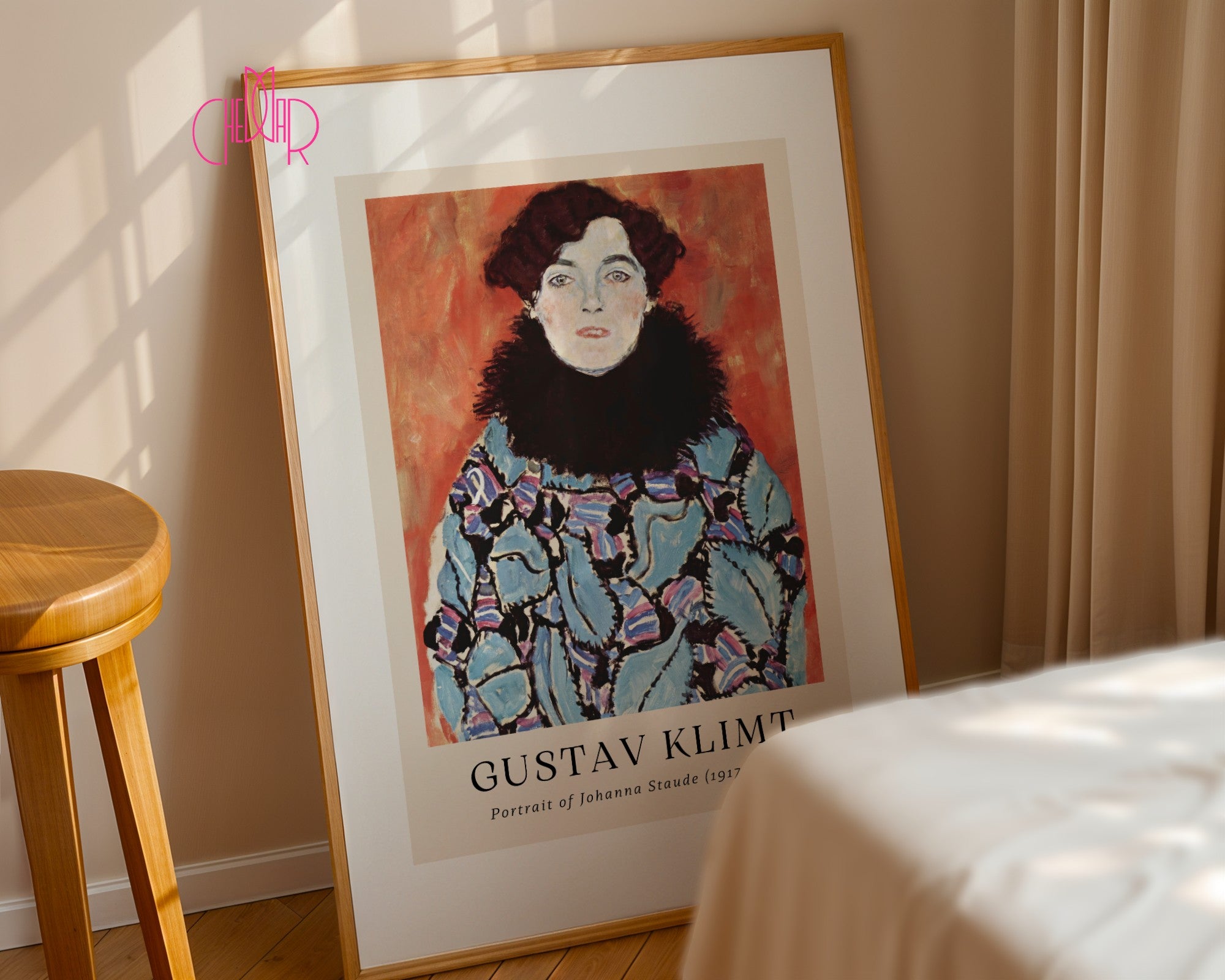 Poster Gustav Klimt portrait of Johanna Staude, modern art