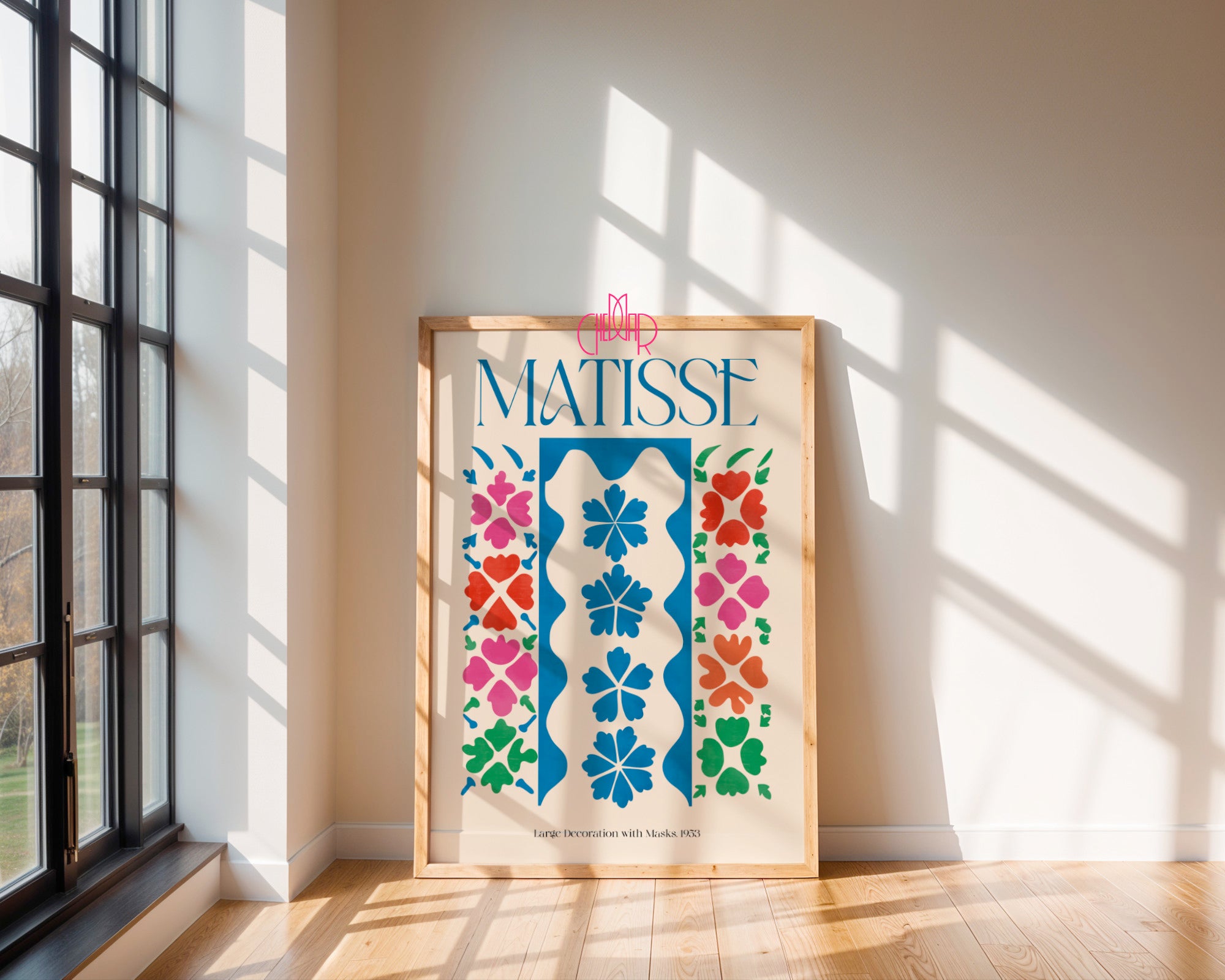 Matisse – Large Decoration with Masks (1953) | Plakat Galeryjny Cut-Out