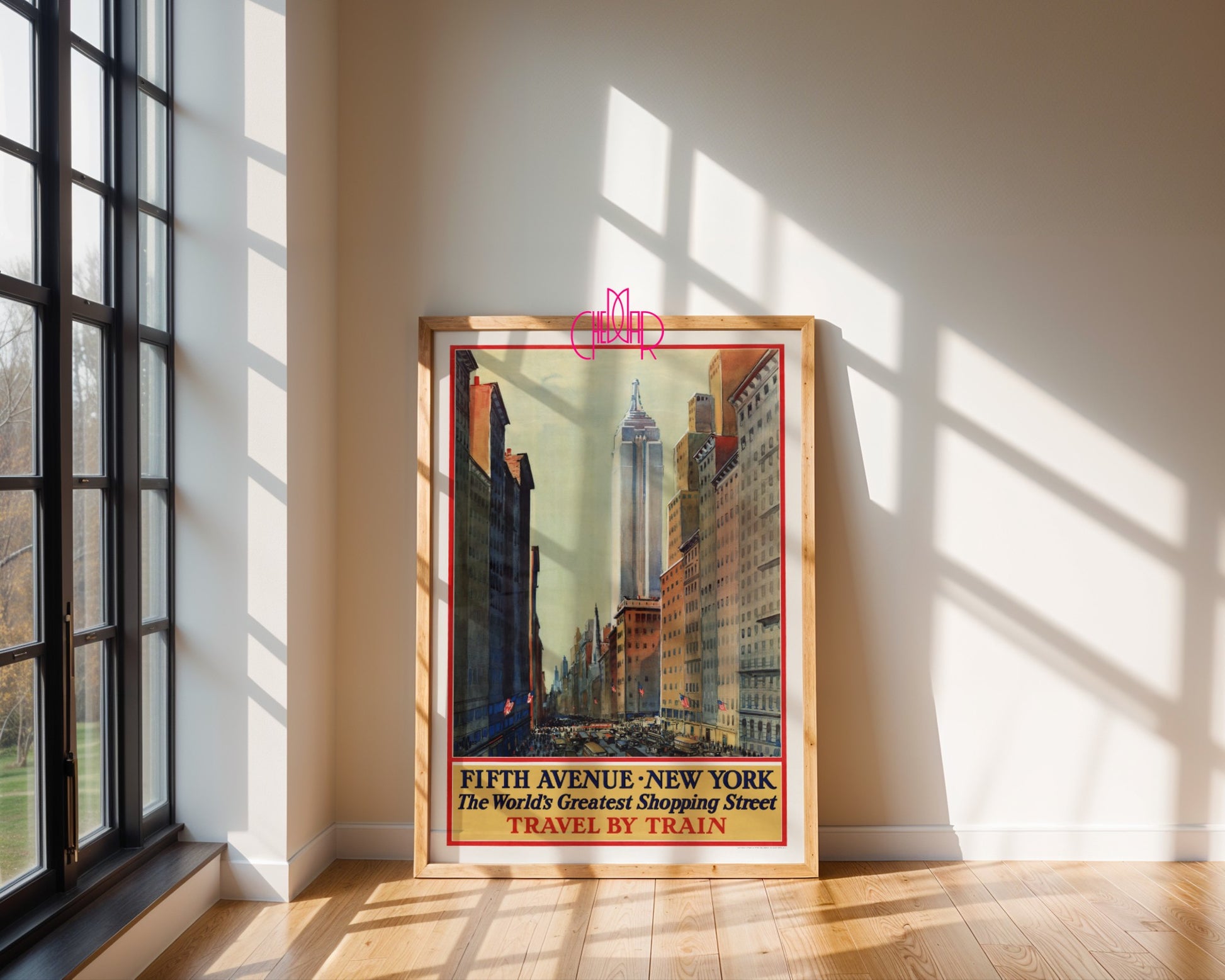 Retro Poster - Fifth Avenue, New York - The World's Greatest Shopping Street, 1920s