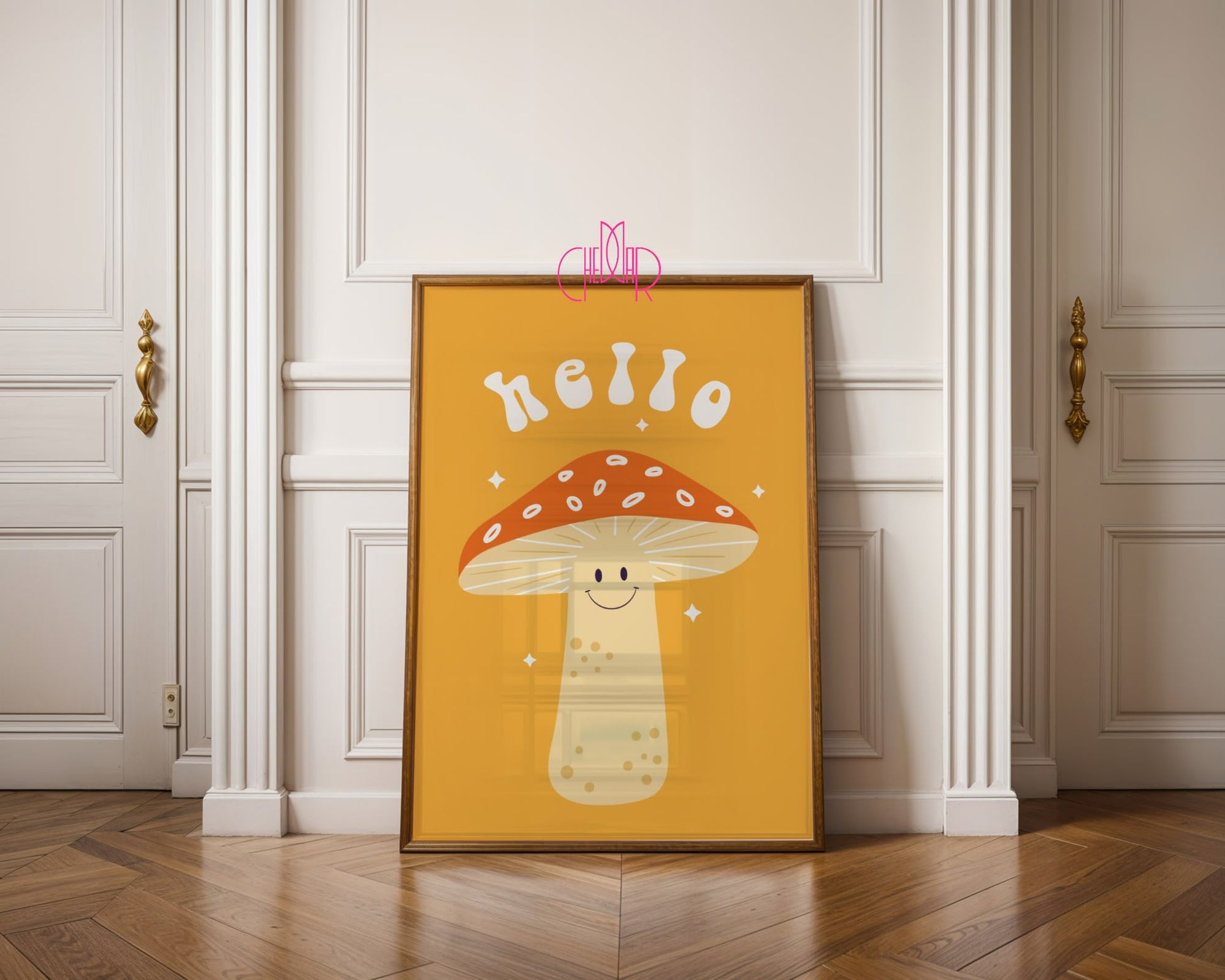 Hello Mushroom – Retro Groovy Vibe