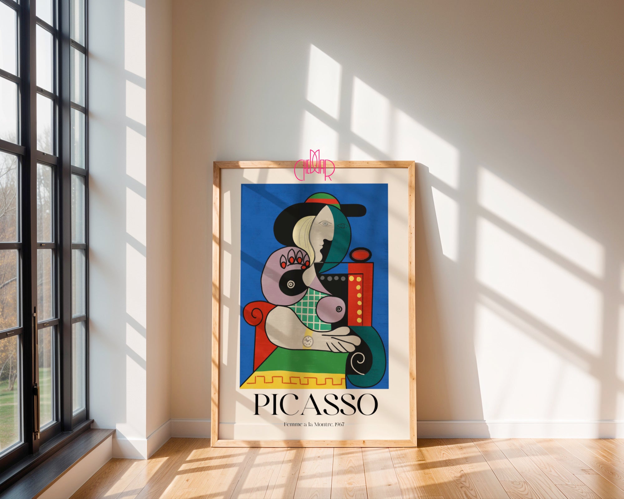 Picasso – Femme à la Montre (Woman with a Watch) 1967 | Surrealist Gallery Poster