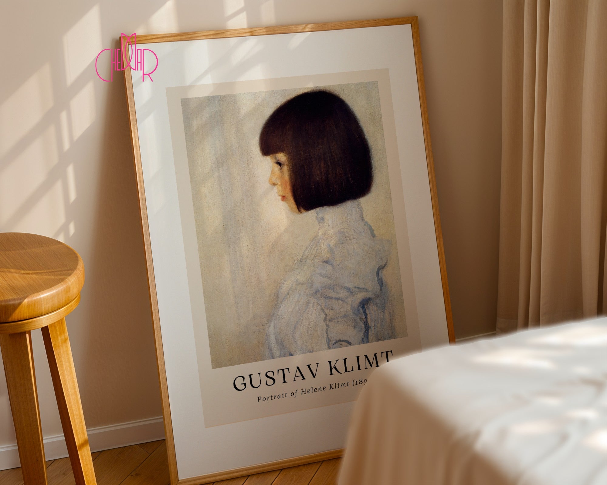 Poster Gustav Klimt portrait of Helena Klimt, modern art