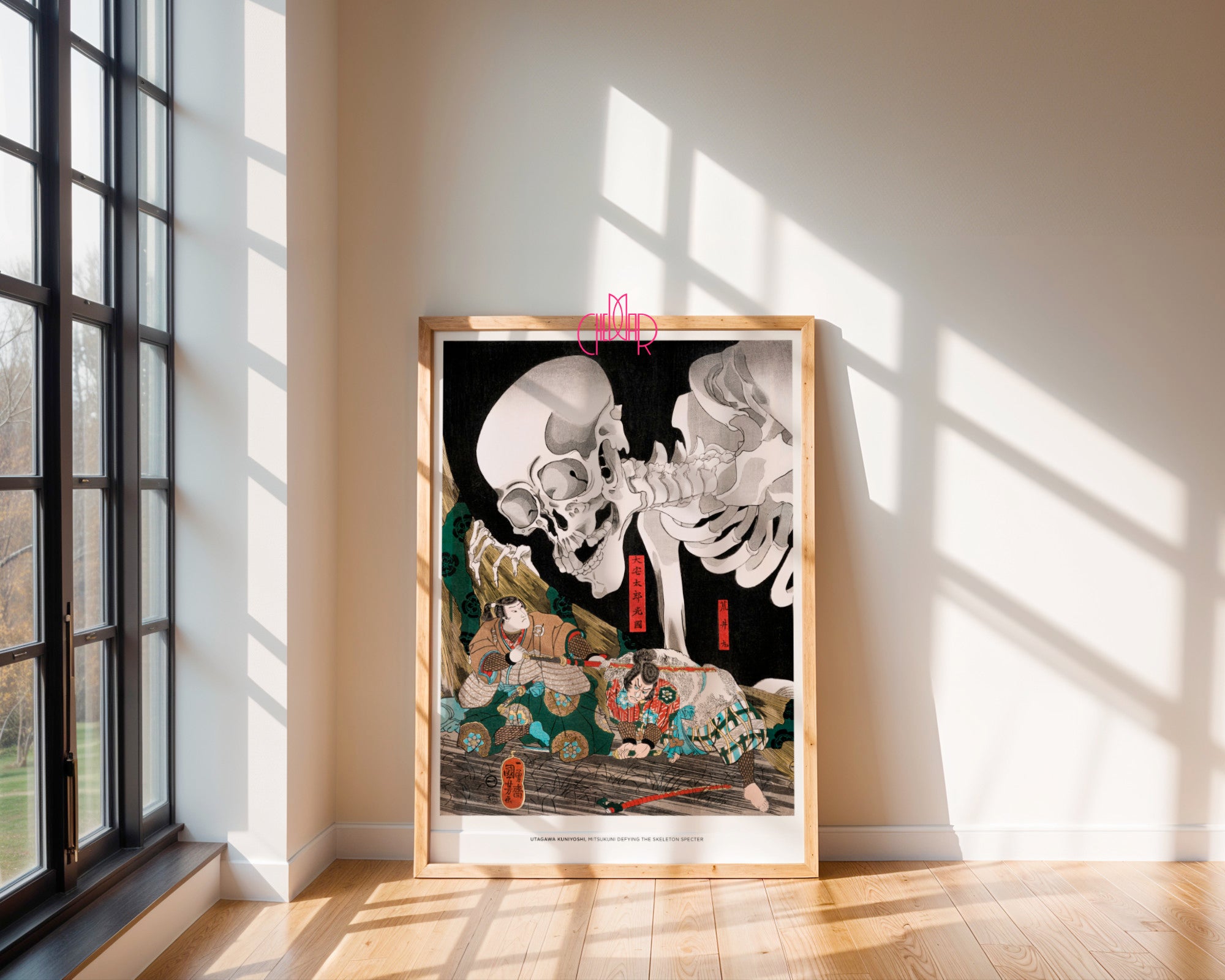 Japanese Ukiyo-e Woodblock Print – Takiyasha and the Skeleton (Utagawa Kuniyoshi)