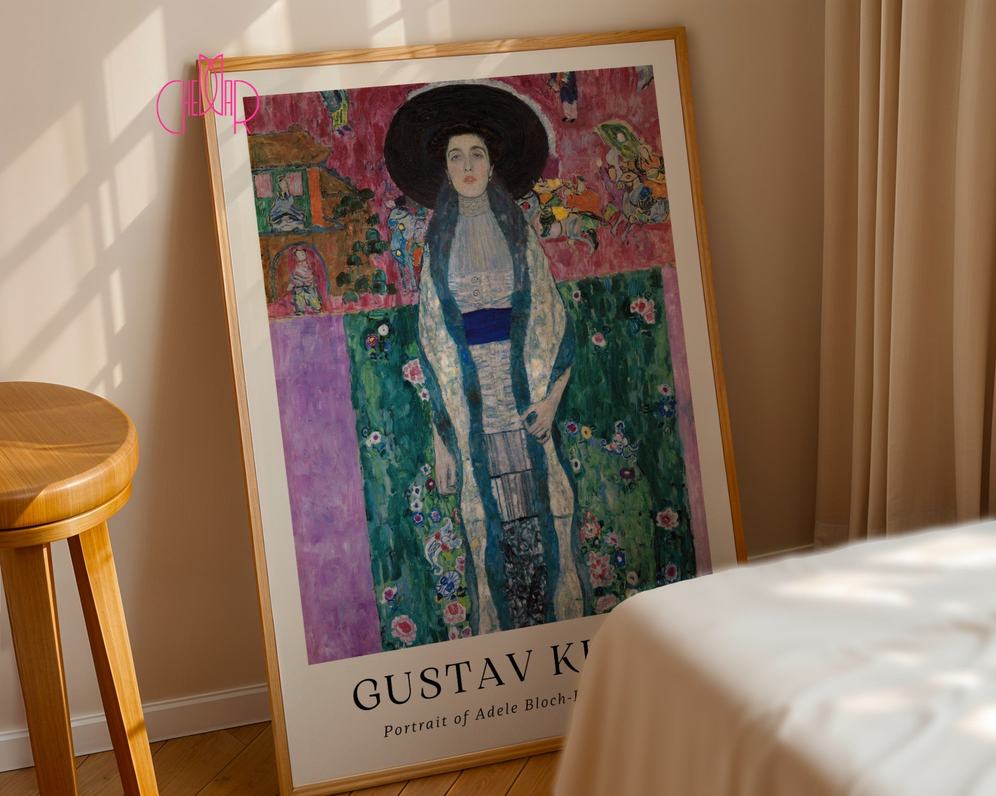 Poster Gustav Klimt Portrait of Adele Bloch-Bauer, contemporary art