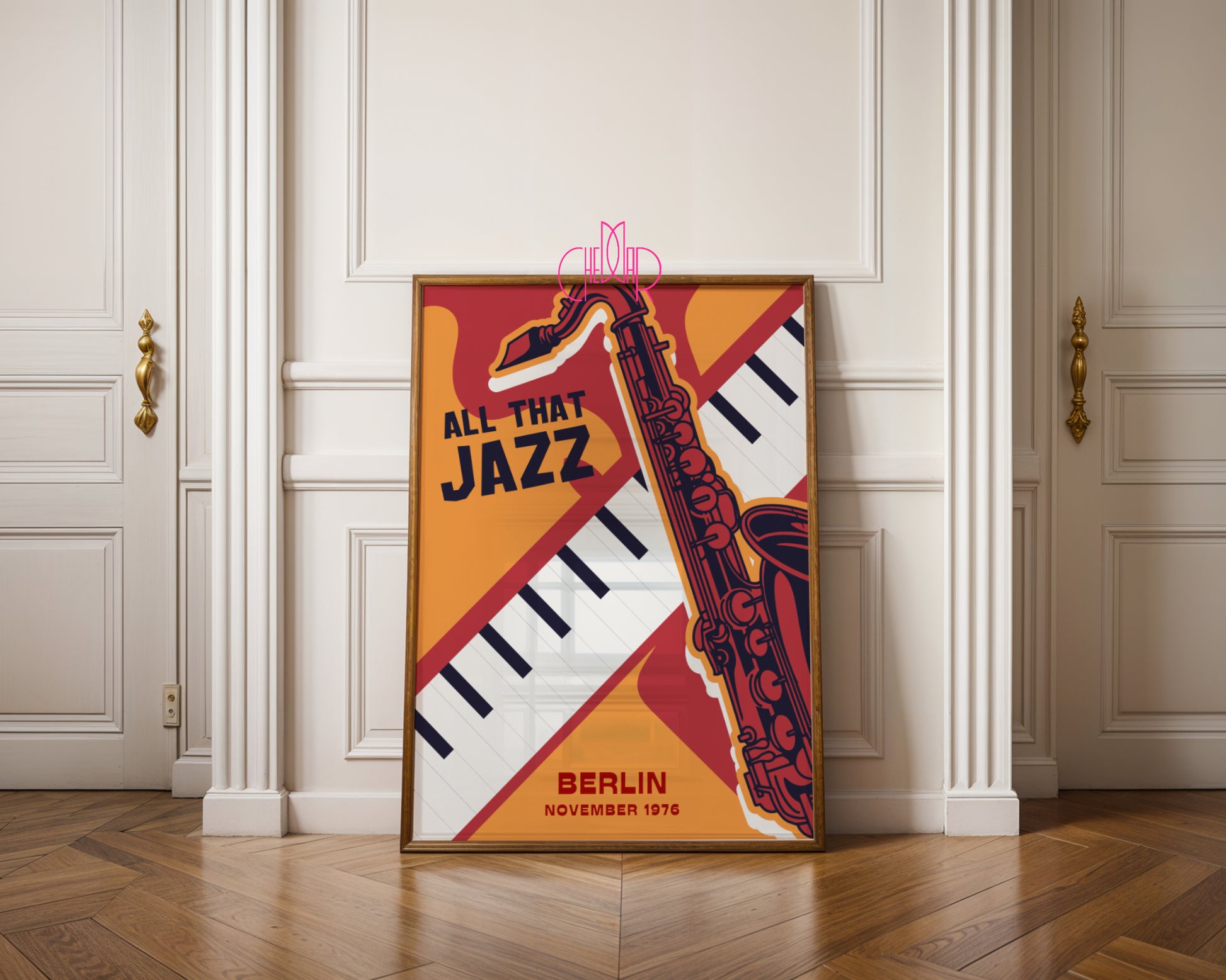 Music poster from the All That Jazz series, Berlin 1976