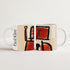 Kubek ceramiczny z nadrukiem obrazu Paul Klee Locksmith 1940 na kremowo-czerwonym tle z napisem Paul Klee