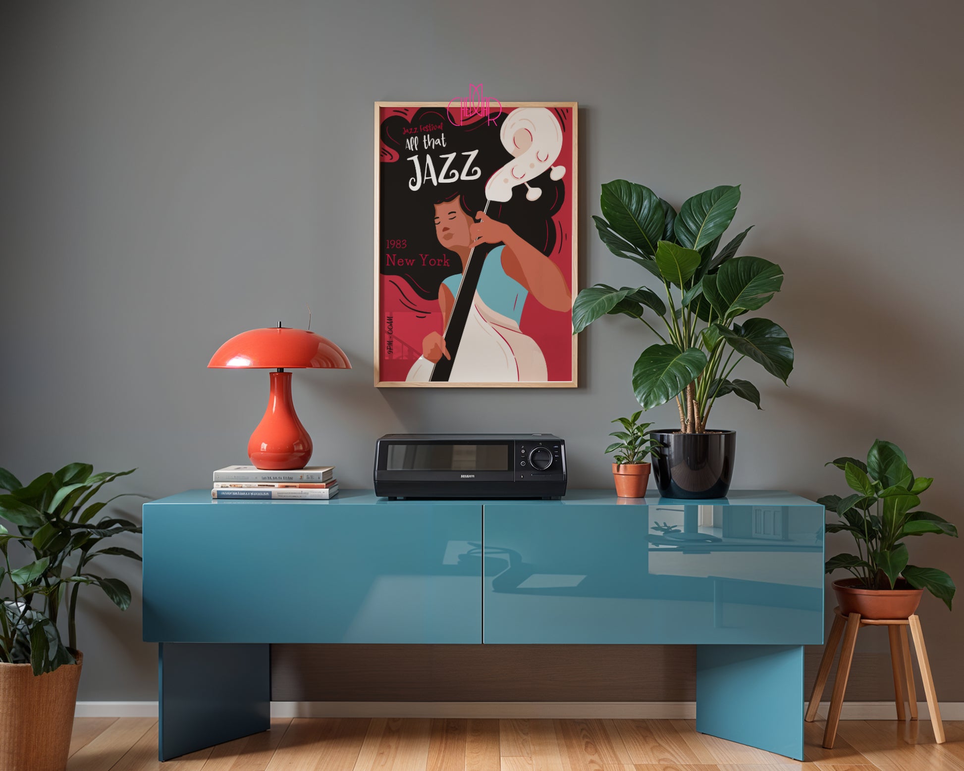 All That Jazz Music Poster, New York Jazz Festival 1983