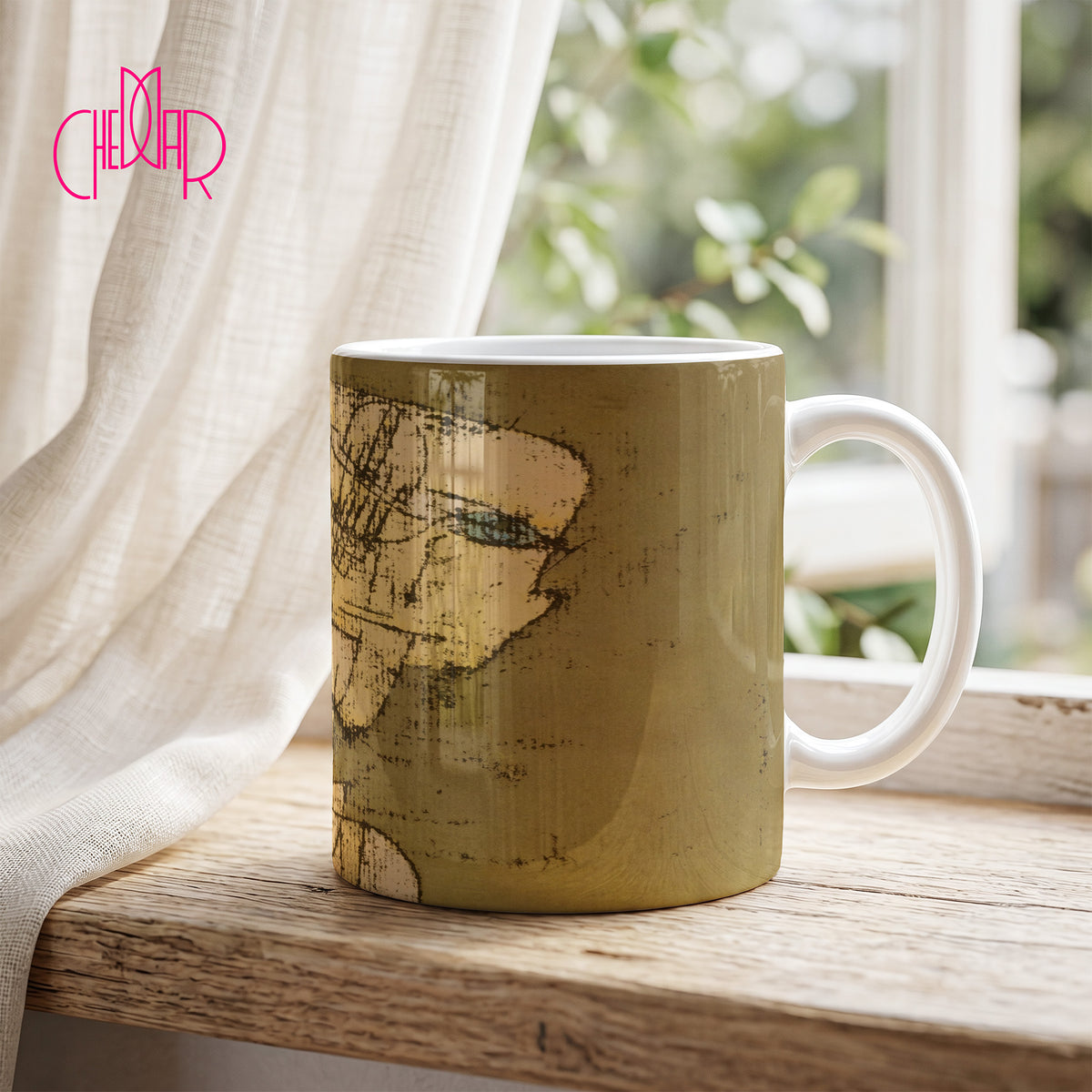 Paul Klee Ghost of a Genius - Ceramic Art Mug | CheddarArt