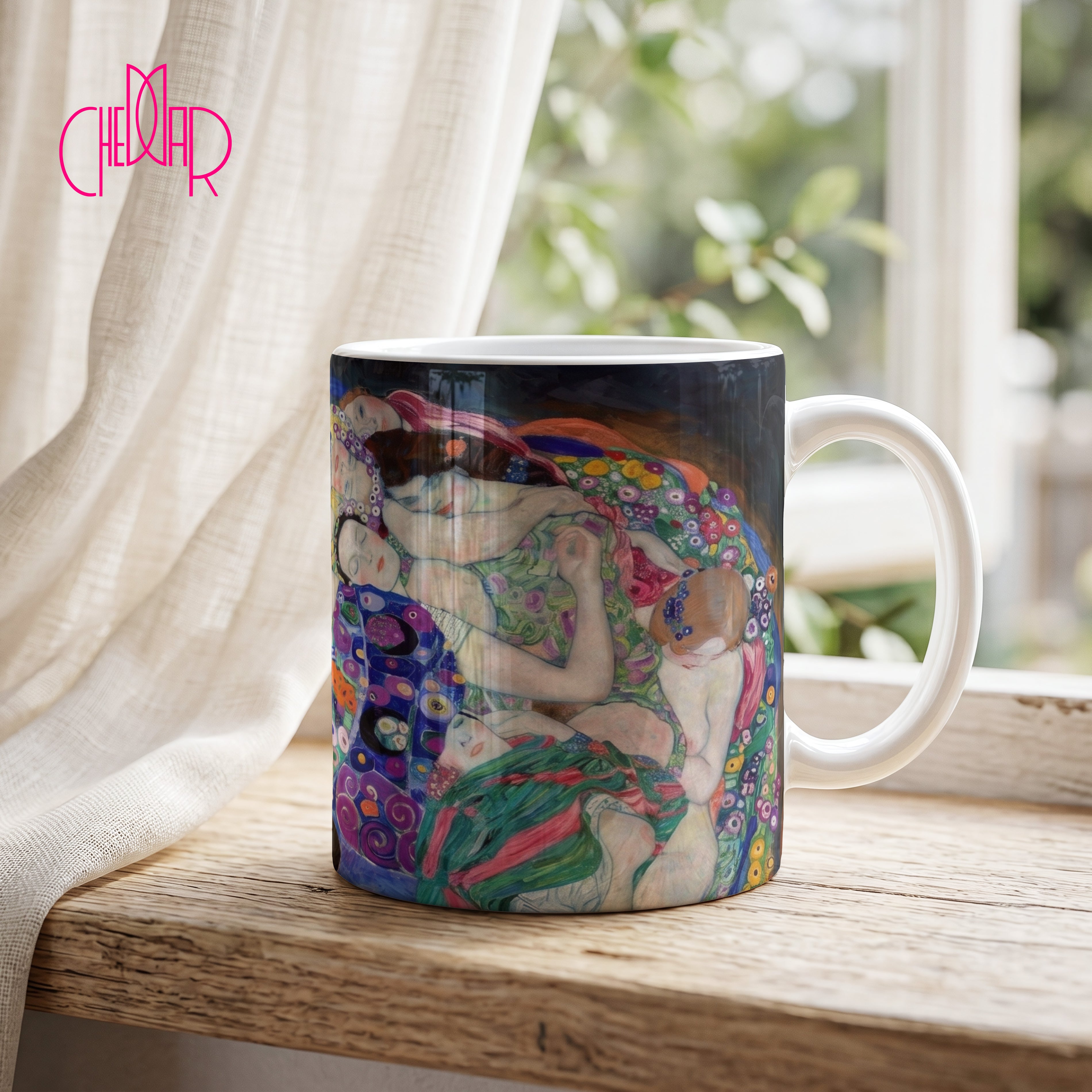 Gustav Klimt The Virgin (1913) - Ceramic Art Coffee Mug | CheddarArt