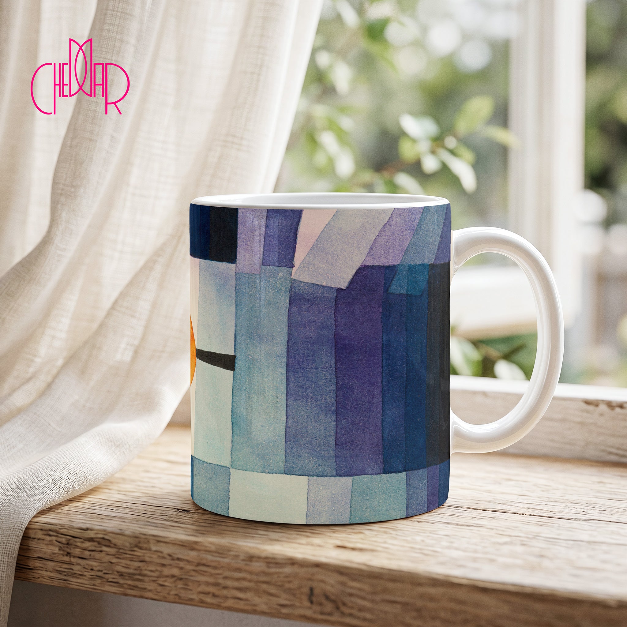 Paul Klee Harbinger of Autumn - Ceramic Art Mug | CheddarArt