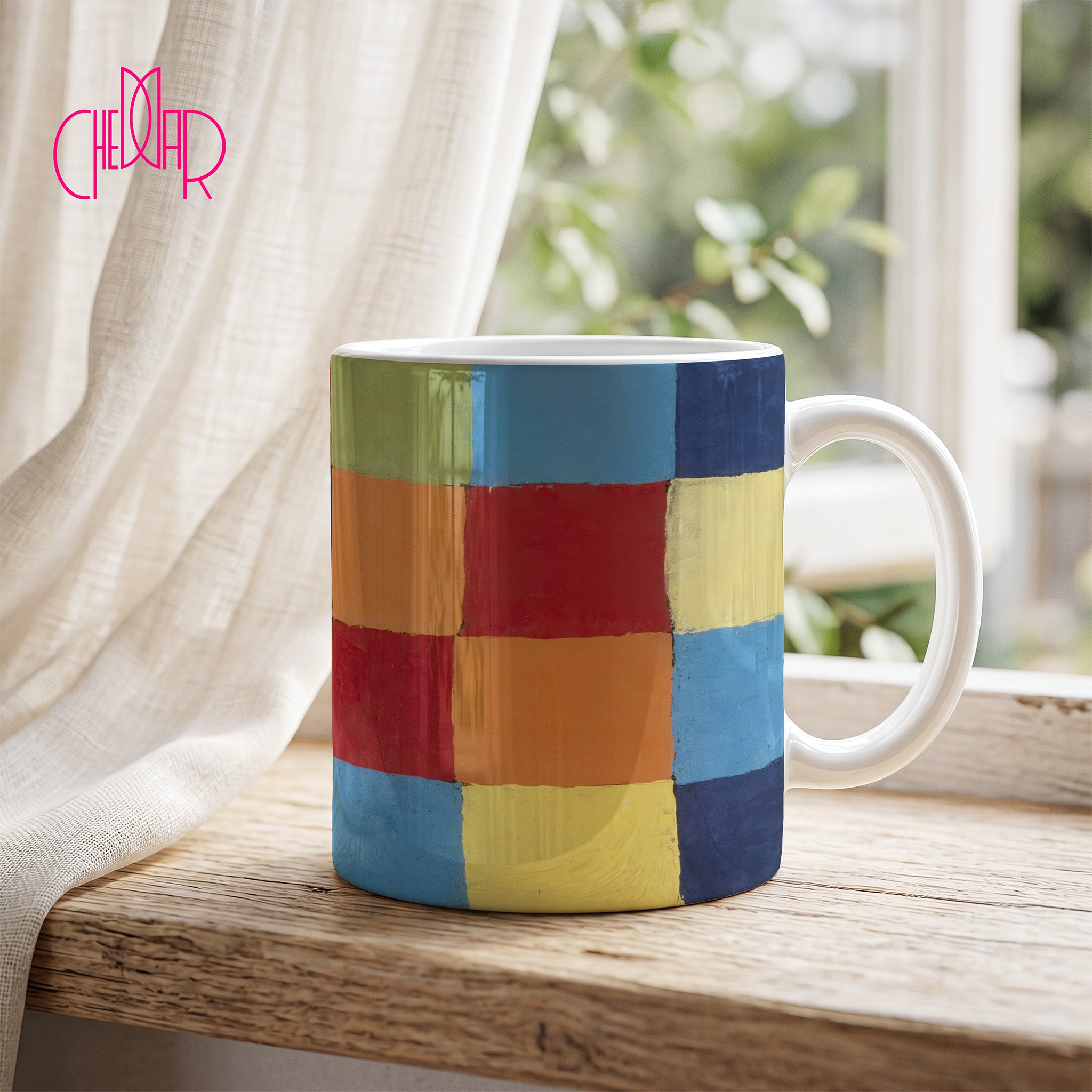 Paul Klee Color Chart QU 1 - Ceramic Art Mug | CheddarArt
