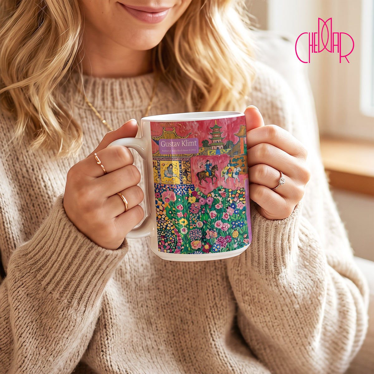 Gustav Klimt Adele Bloch-Bauer II - Ceramic Art Mug | CheddarArt