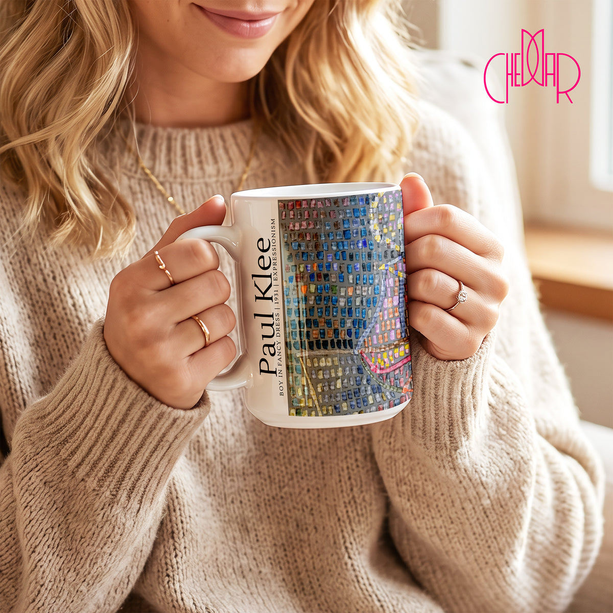 Paul Klee Boy in Fancy Dress - Ceramic Art Mug | CheddarArt   