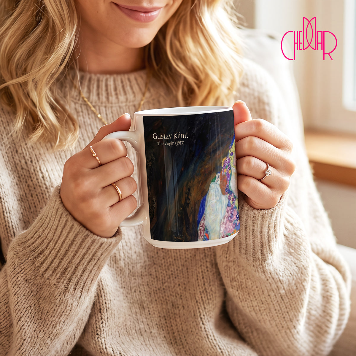 Gustav Klimt The Virgin (1913) - Ceramic Art Coffee Mug | CheddarArt
