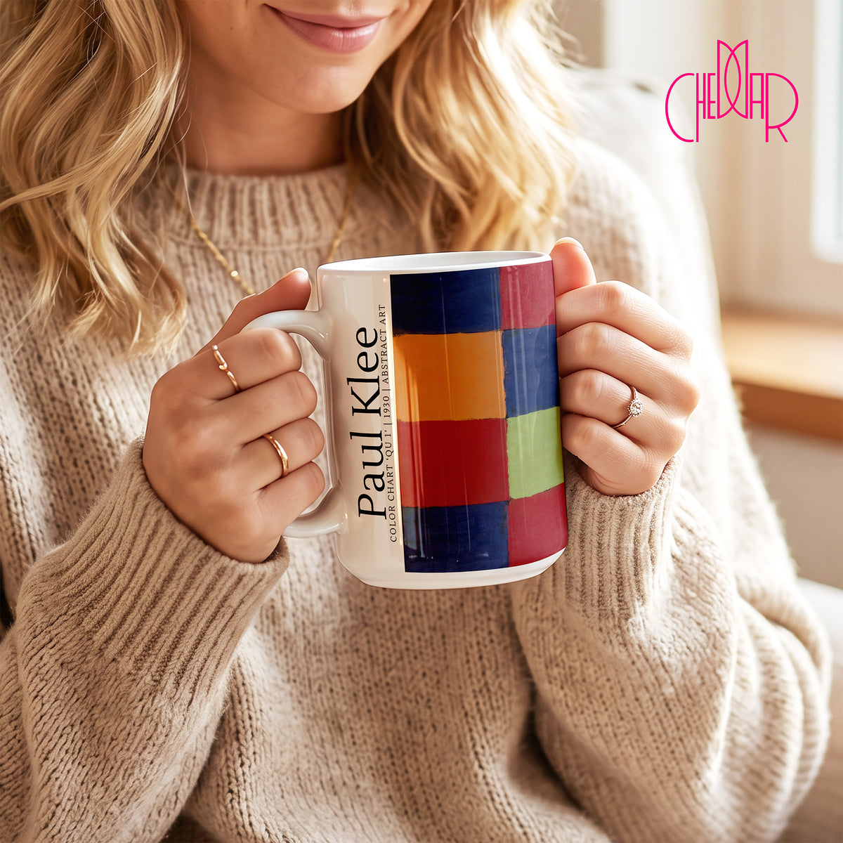 Paul Klee Color Chart QU 1 - Ceramic Art Mug | CheddarArt